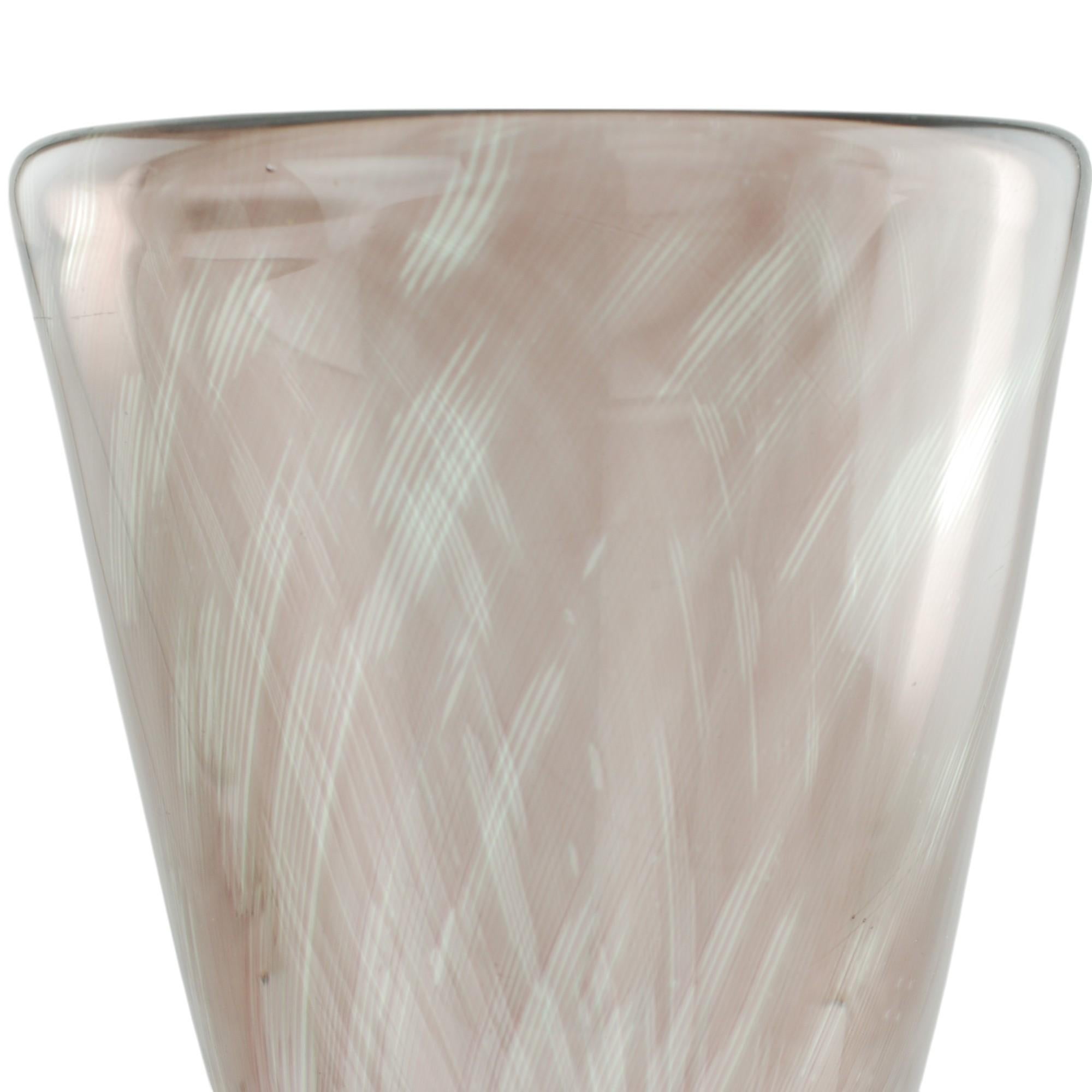 Mid-Century Modern Vase en verre à grappes Edvin Öhrström pour Orrefors Suède, milieu du siècle dernier en vente