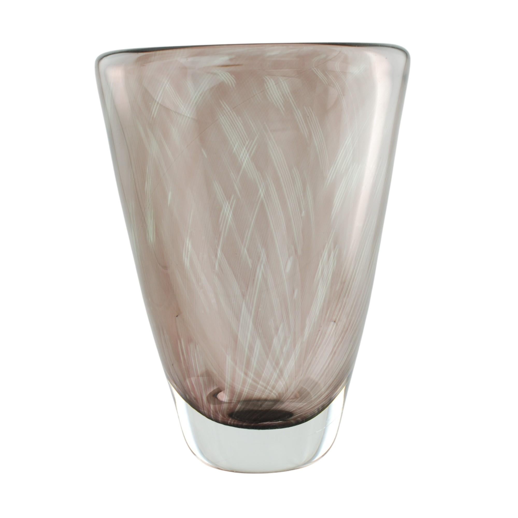 Vase en verre à grappes Edvin Öhrström pour Orrefors Suède, milieu du siècle dernier Bon état - En vente à Cincinnati, OH