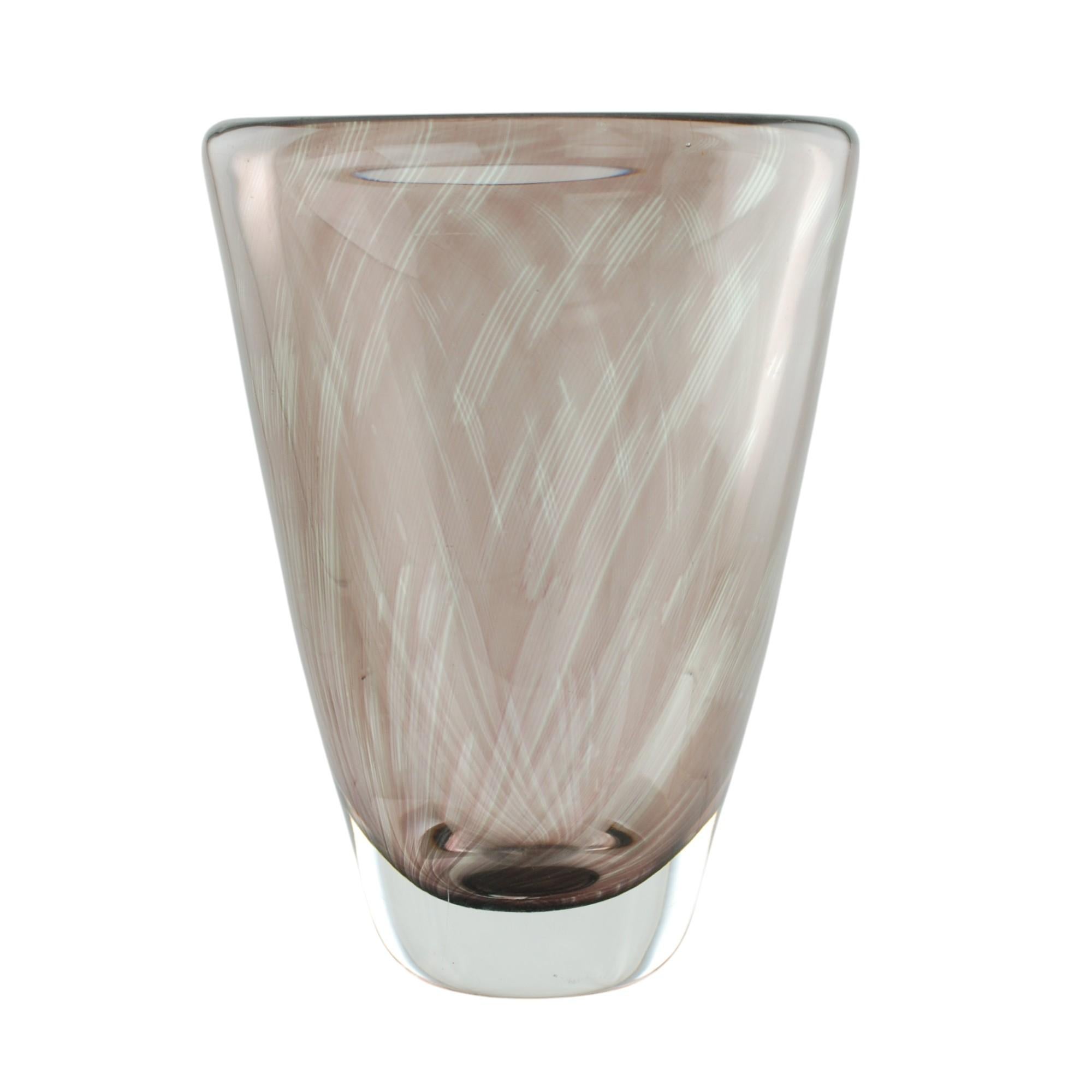 Verre d'art Vase en verre à grappes Edvin Öhrström pour Orrefors Suède, milieu du siècle dernier en vente