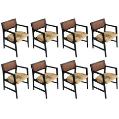 Midcentury Edward Wormley for Dunbar Dining Chairs SET OF EIGHT