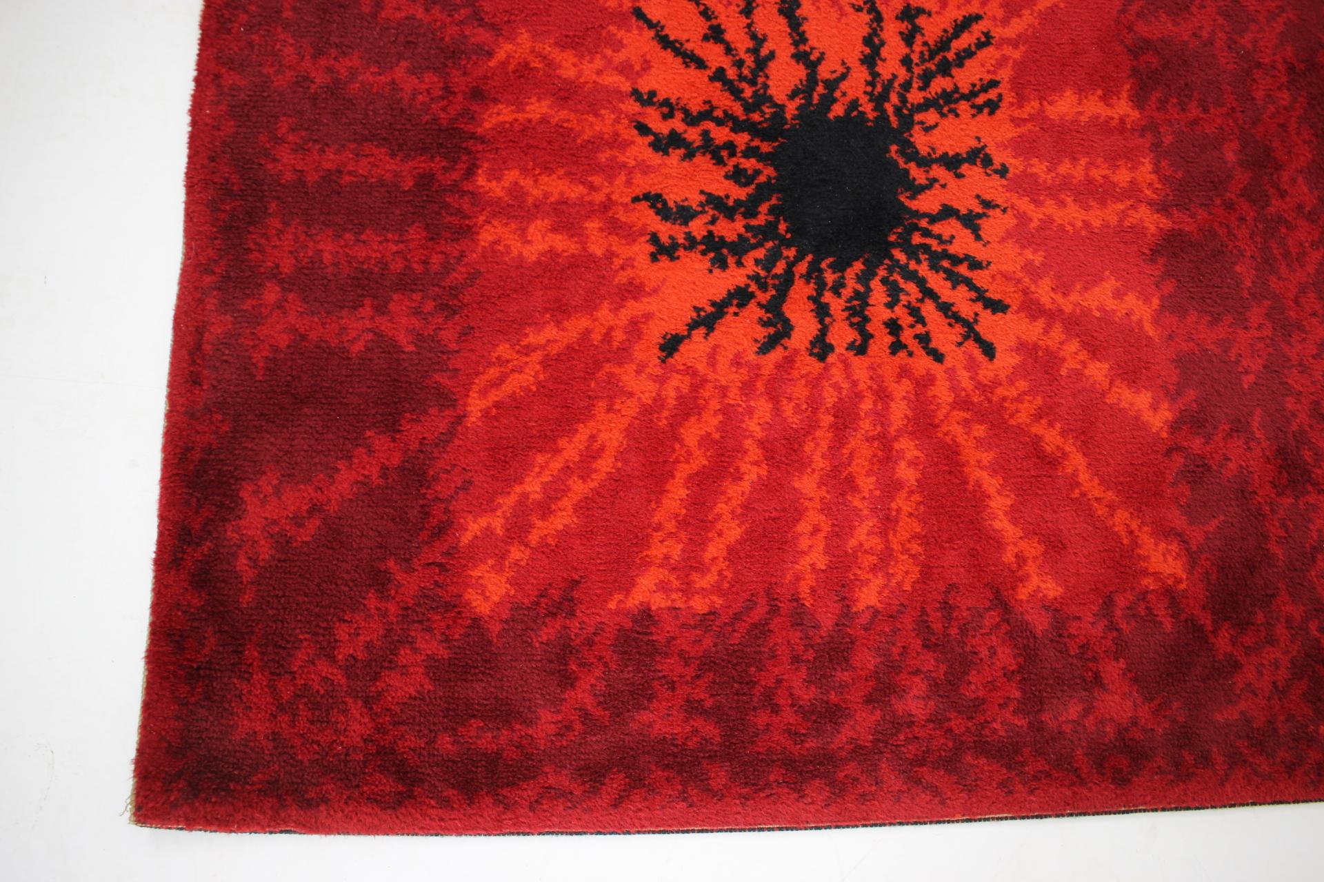 Danish Mid-Century Ege Rya Scandinavian Abstract Rug / Carpet, 1970s For Sale