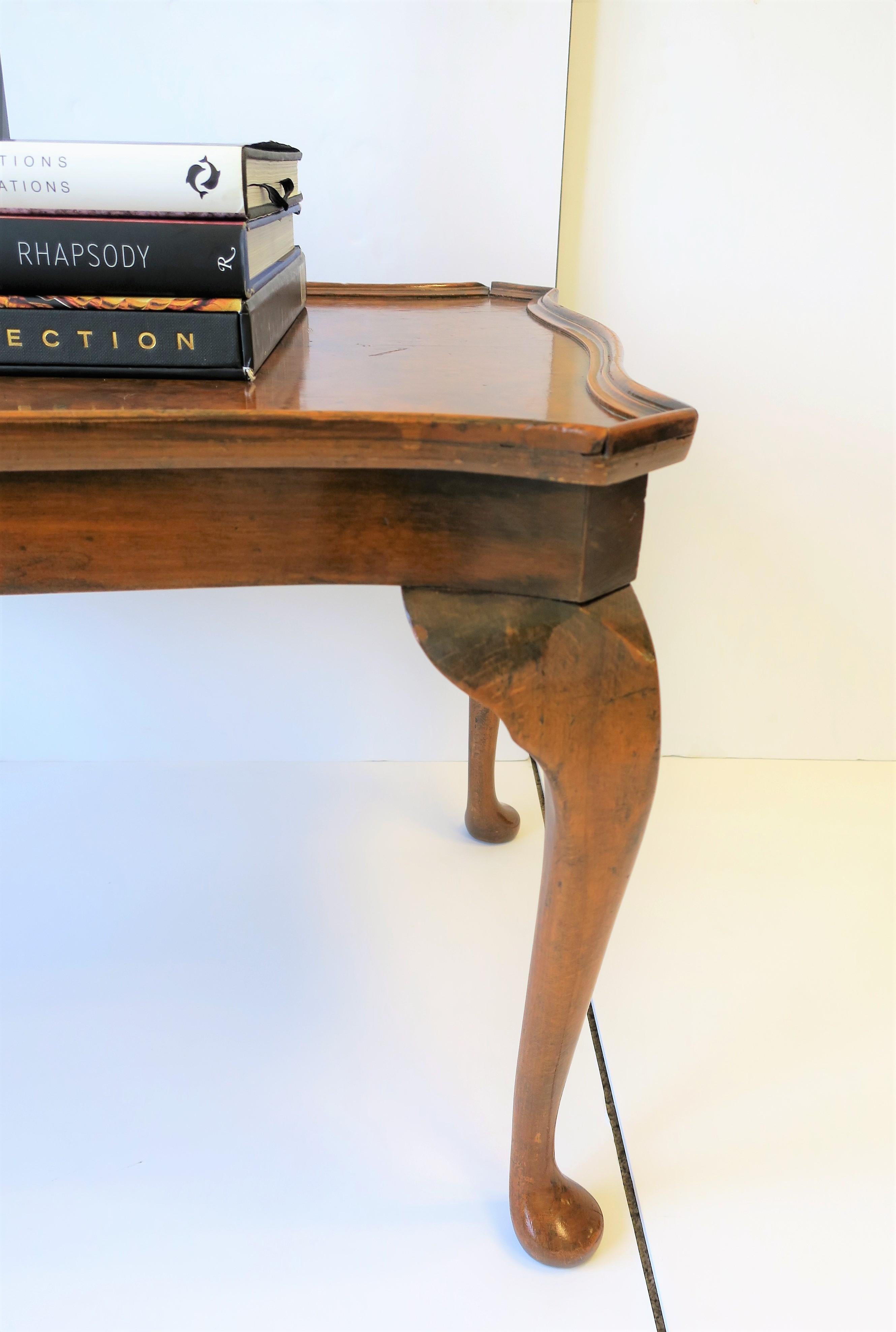 Midcentury English Burl Wood Coffee Table 9