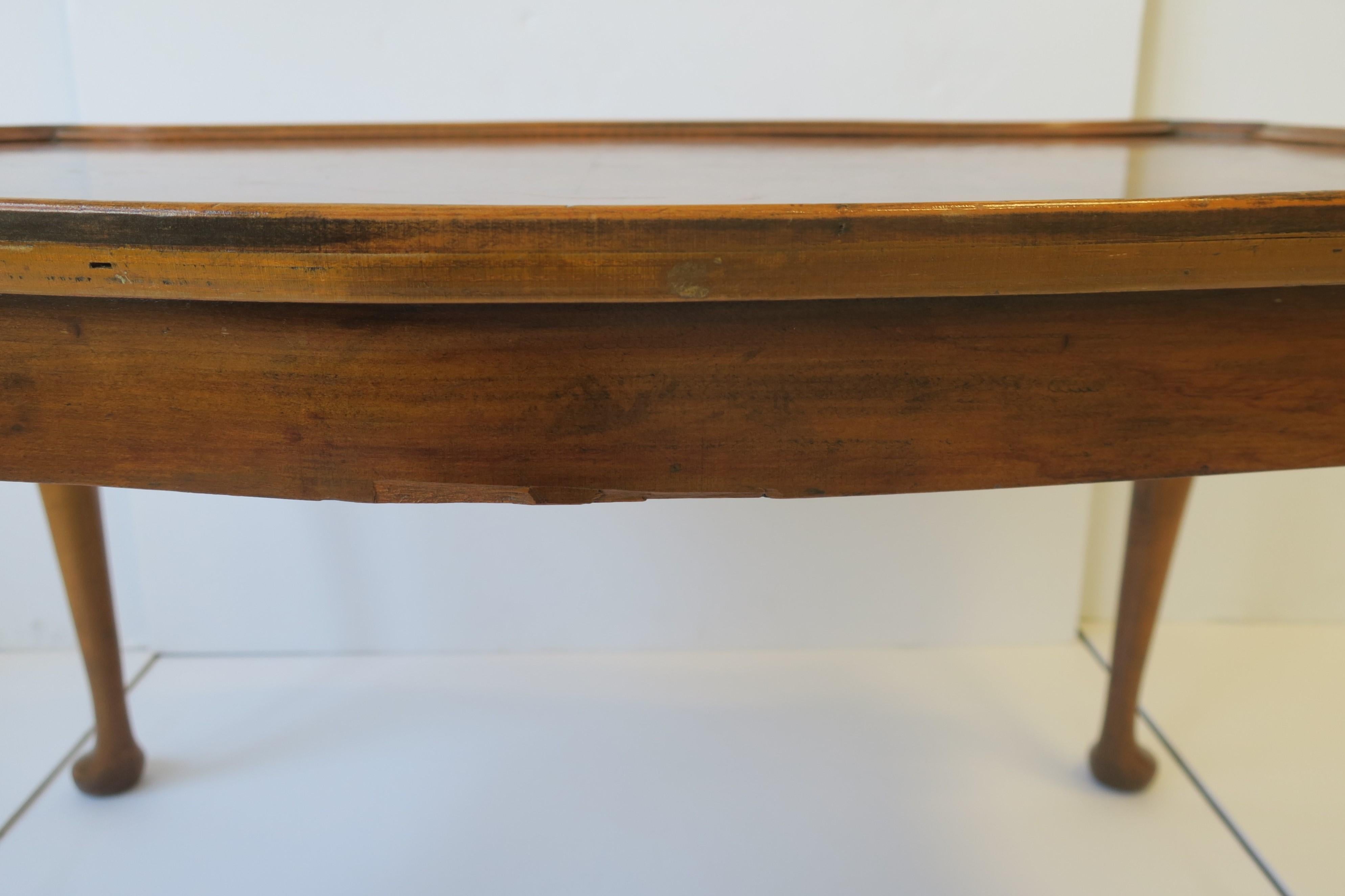 Midcentury English Burl Wood Coffee Table 10