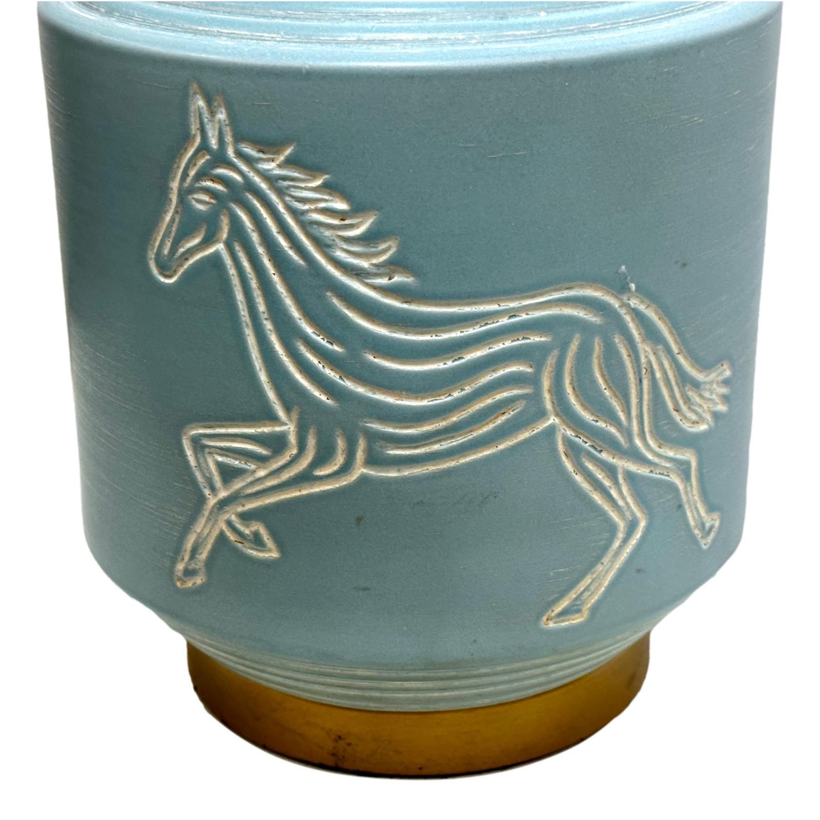 equestrian table lamp