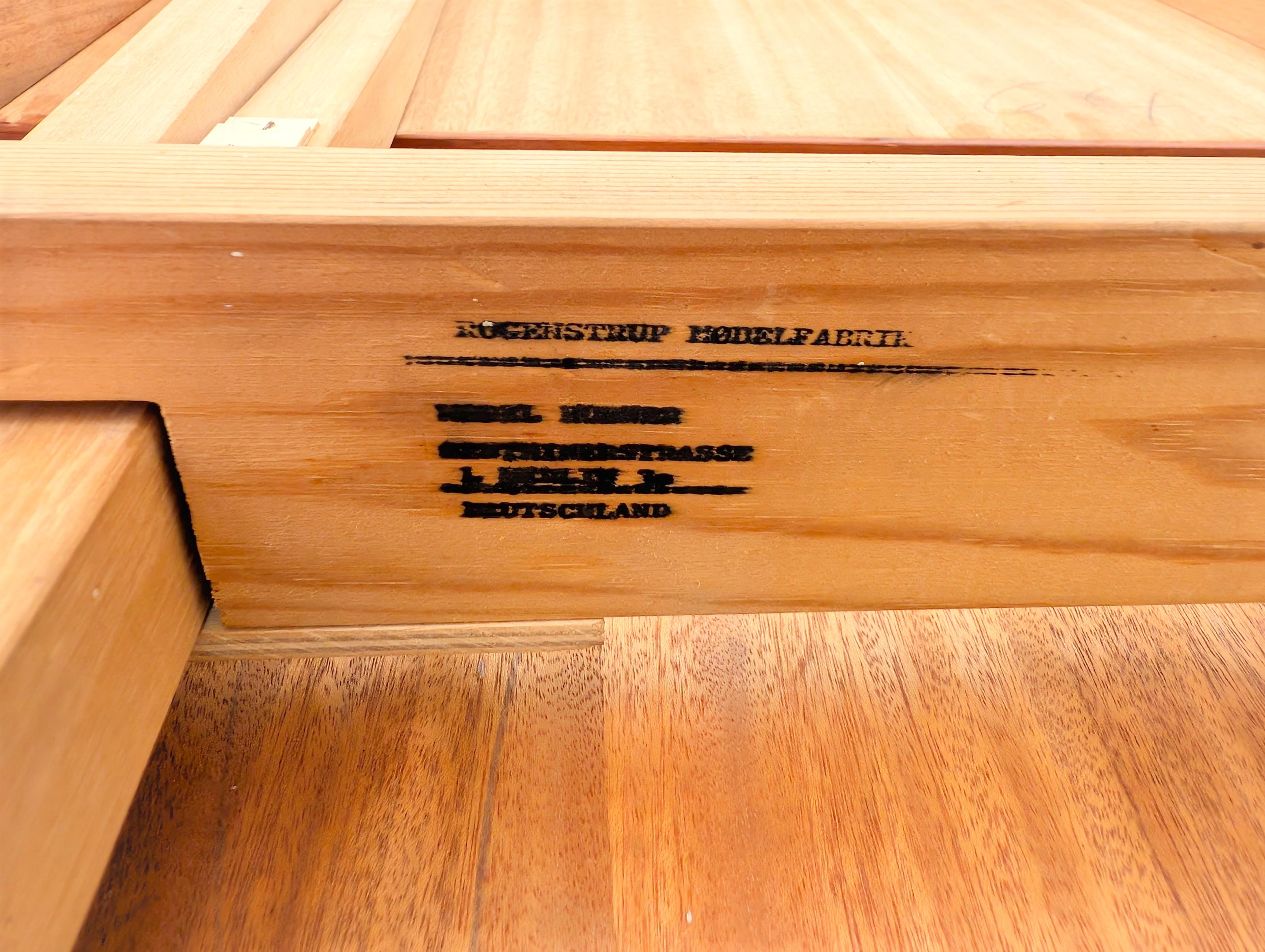 Midcentury Esstisch ausziehbar Rogenstrup Vintage teak danish en vente 6