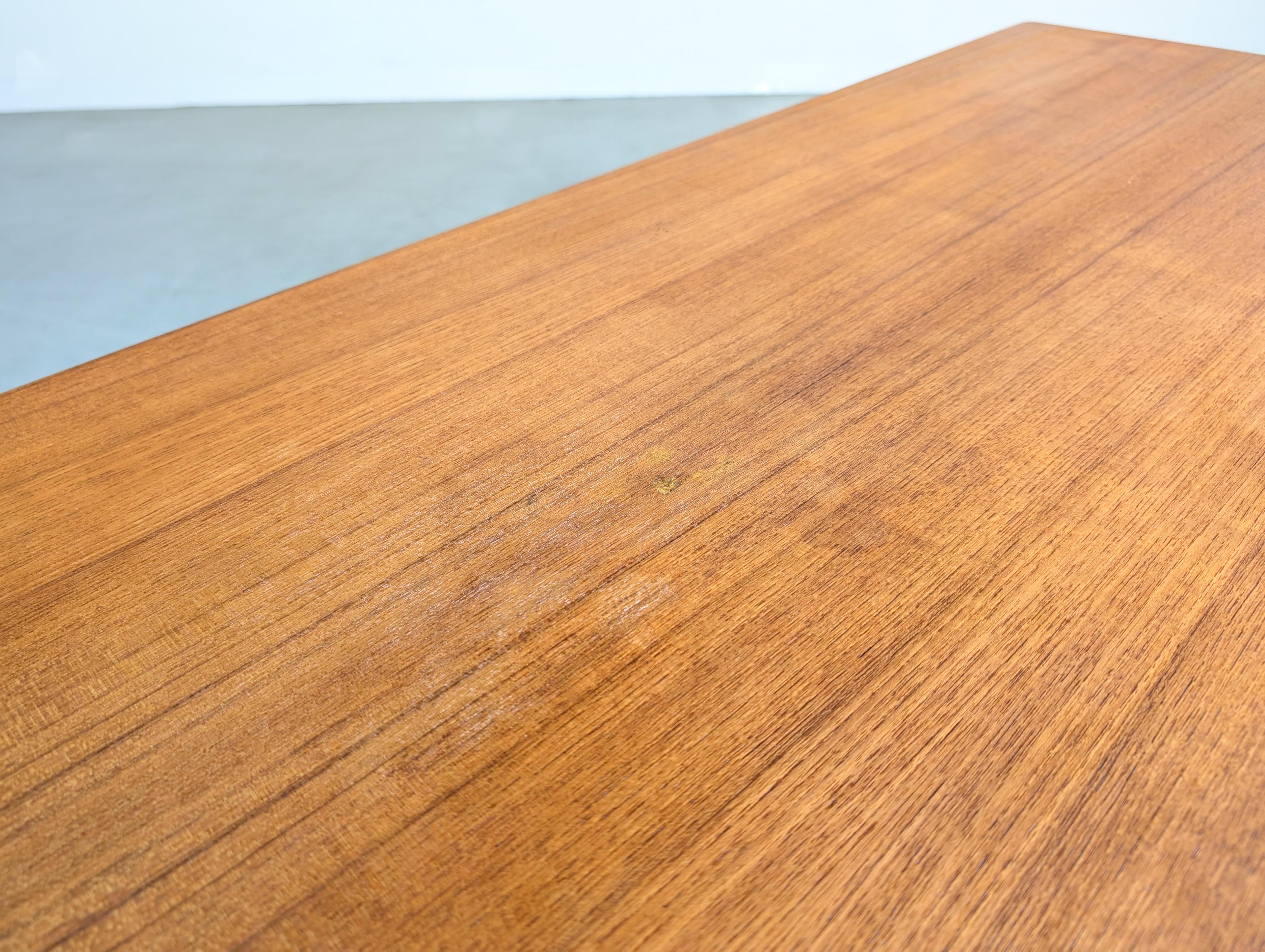 Midcentury Esstisch ausziehbar Rogenstrup Vintage teak danish en vente 2