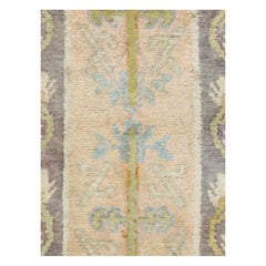 Midcentury European Inspired Handmade Khotan Runner