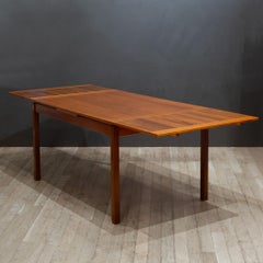 Midcentury Expandable Danish Teak Dining Table c.1960