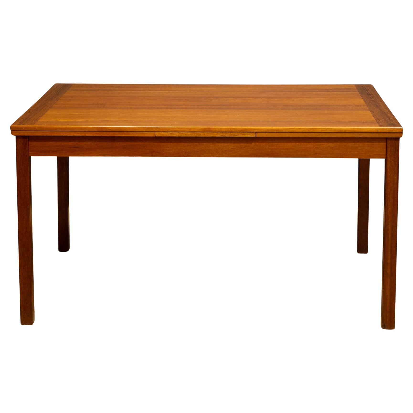 Midcentury Expandable Danish Teak Dining Table c.1960