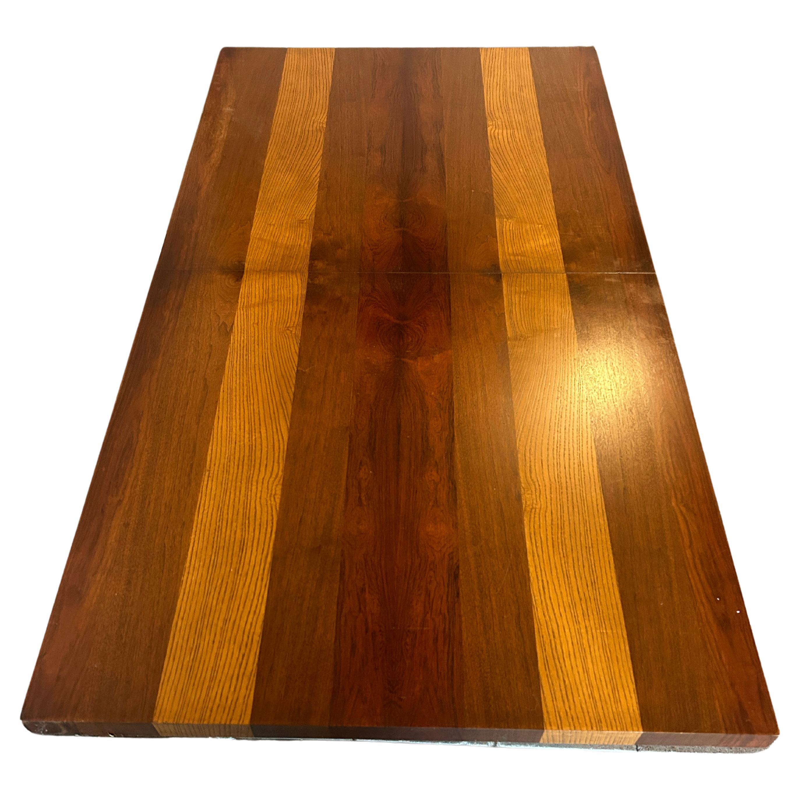Mid-20th Century Midcentury Expandable Dining Table by Milo Baughman with '2' Leaves