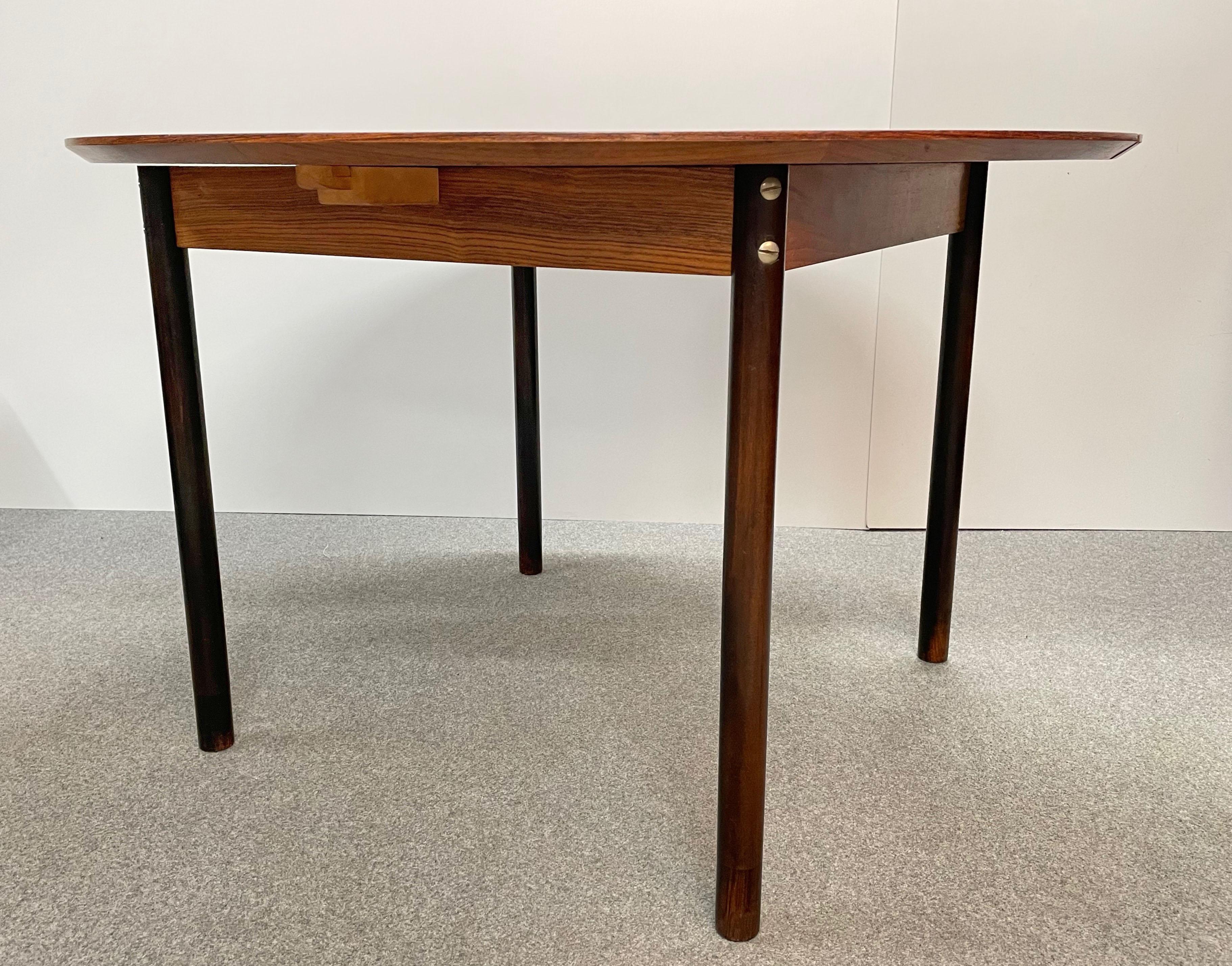 Midcentury Extendable Teak Italian Dining Table, 1970s 1