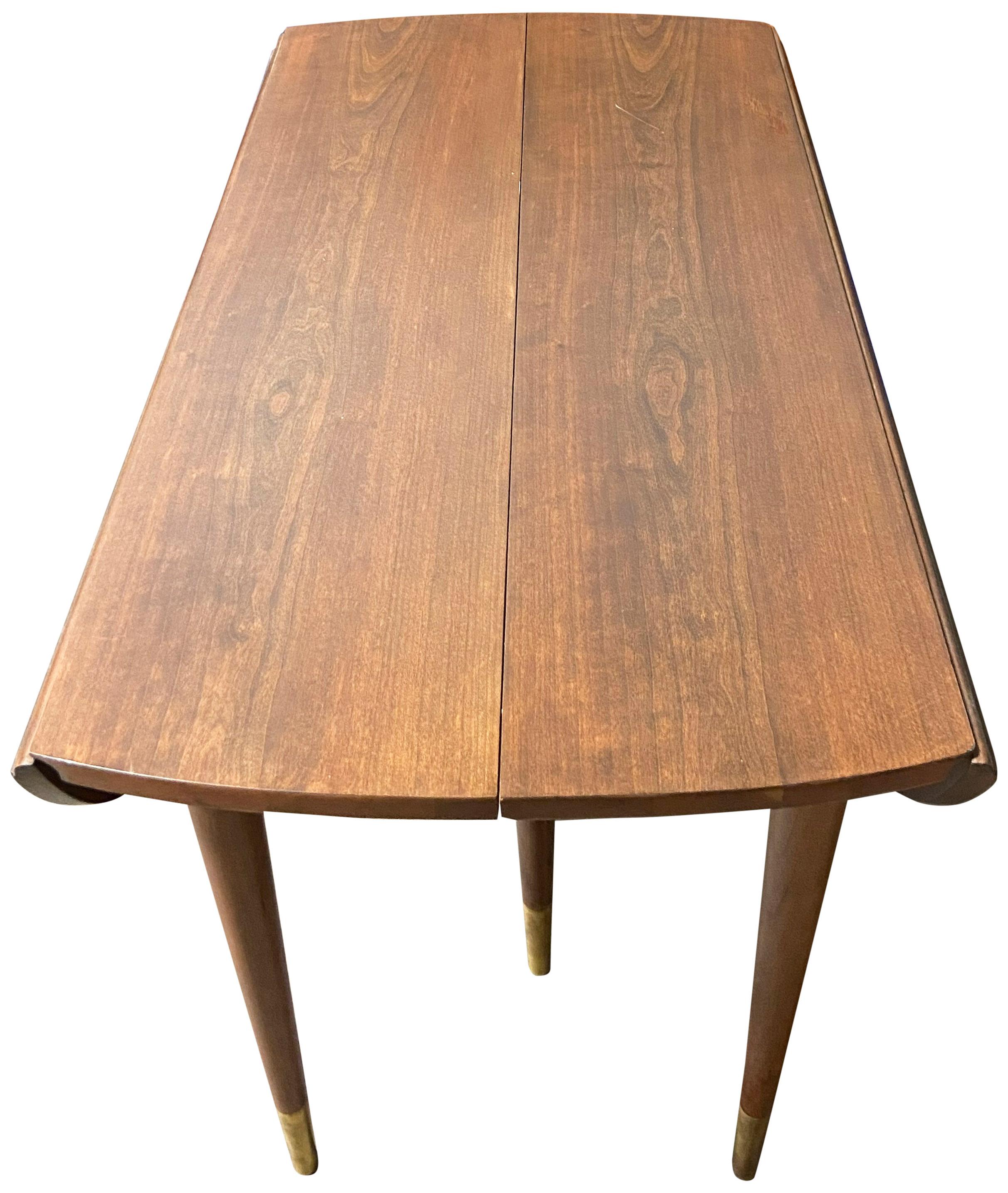 Midcentury Extension Drop-Leaf Dining Table by John Widdicomb 3