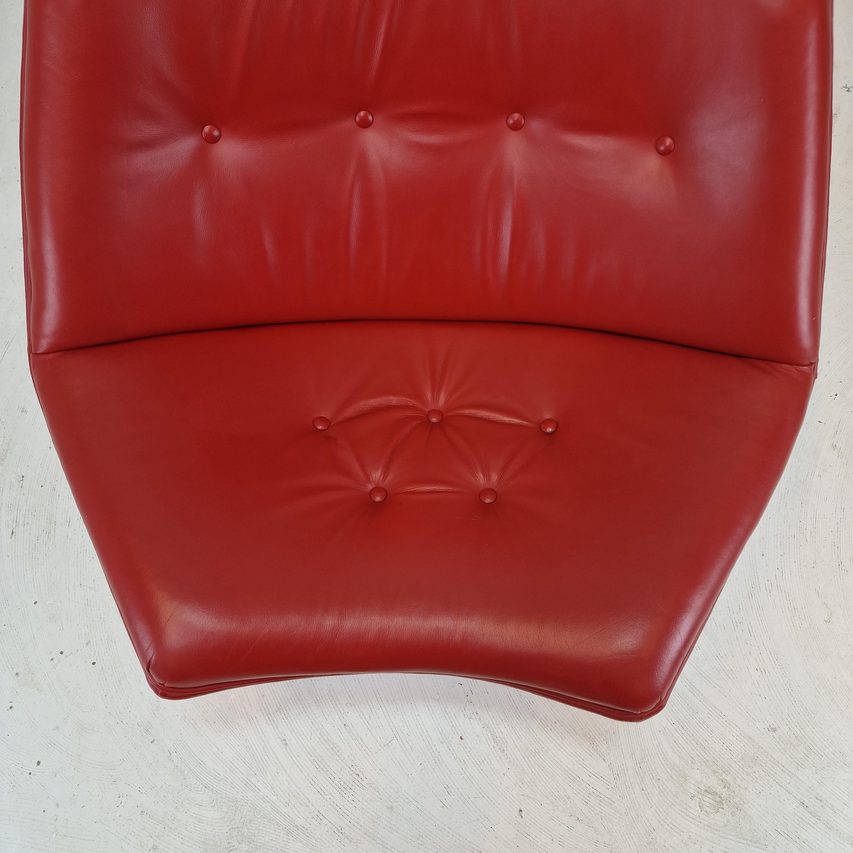 Midcentury F510 Lounge Chair by Geoffrey Harcourt for Artifort, 1970s For Sale 3