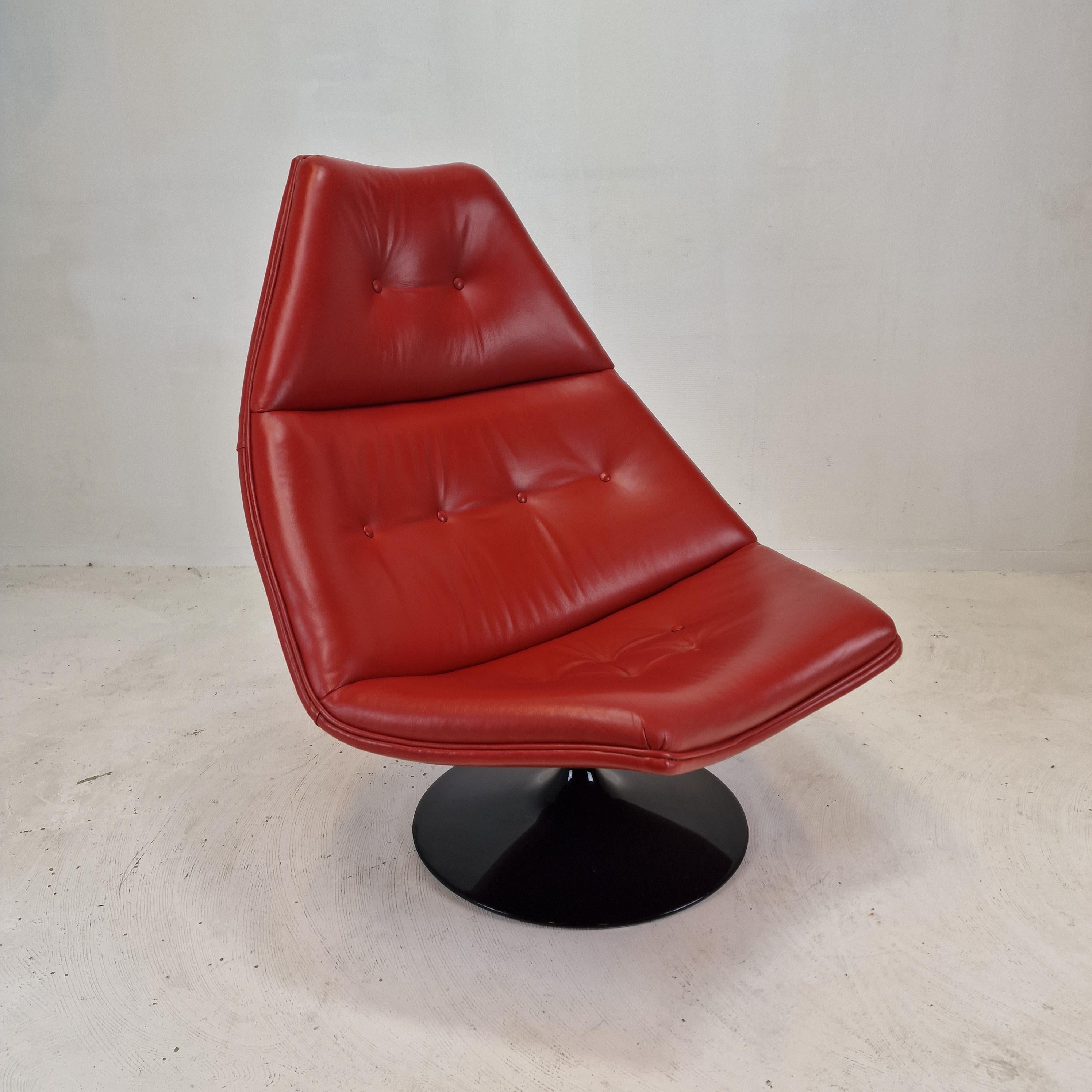 Mid-Century Modern Midcentury F510 Lounge Chair by Geoffrey Harcourt for Artifort, 1970s For Sale