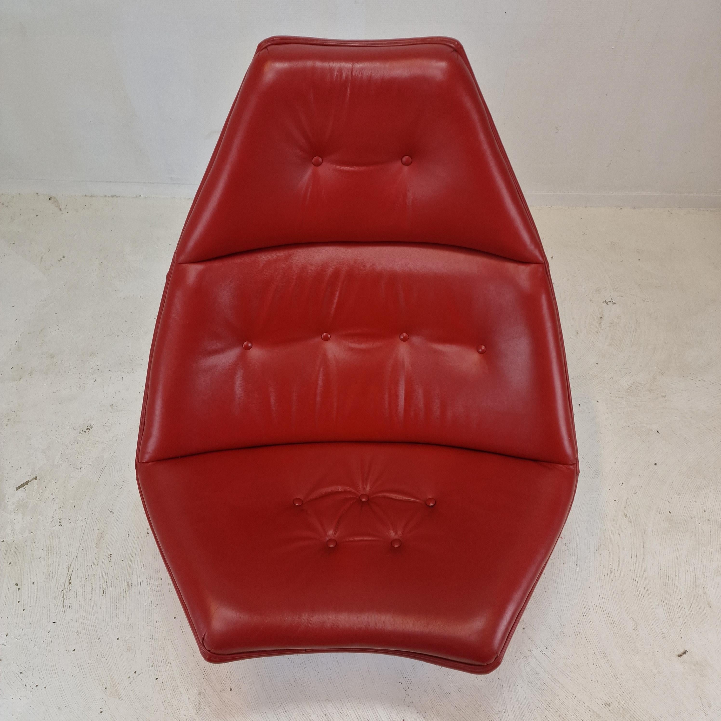 Midcentury F510 Lounge Chair by Geoffrey Harcourt for Artifort, 1970s For Sale 1