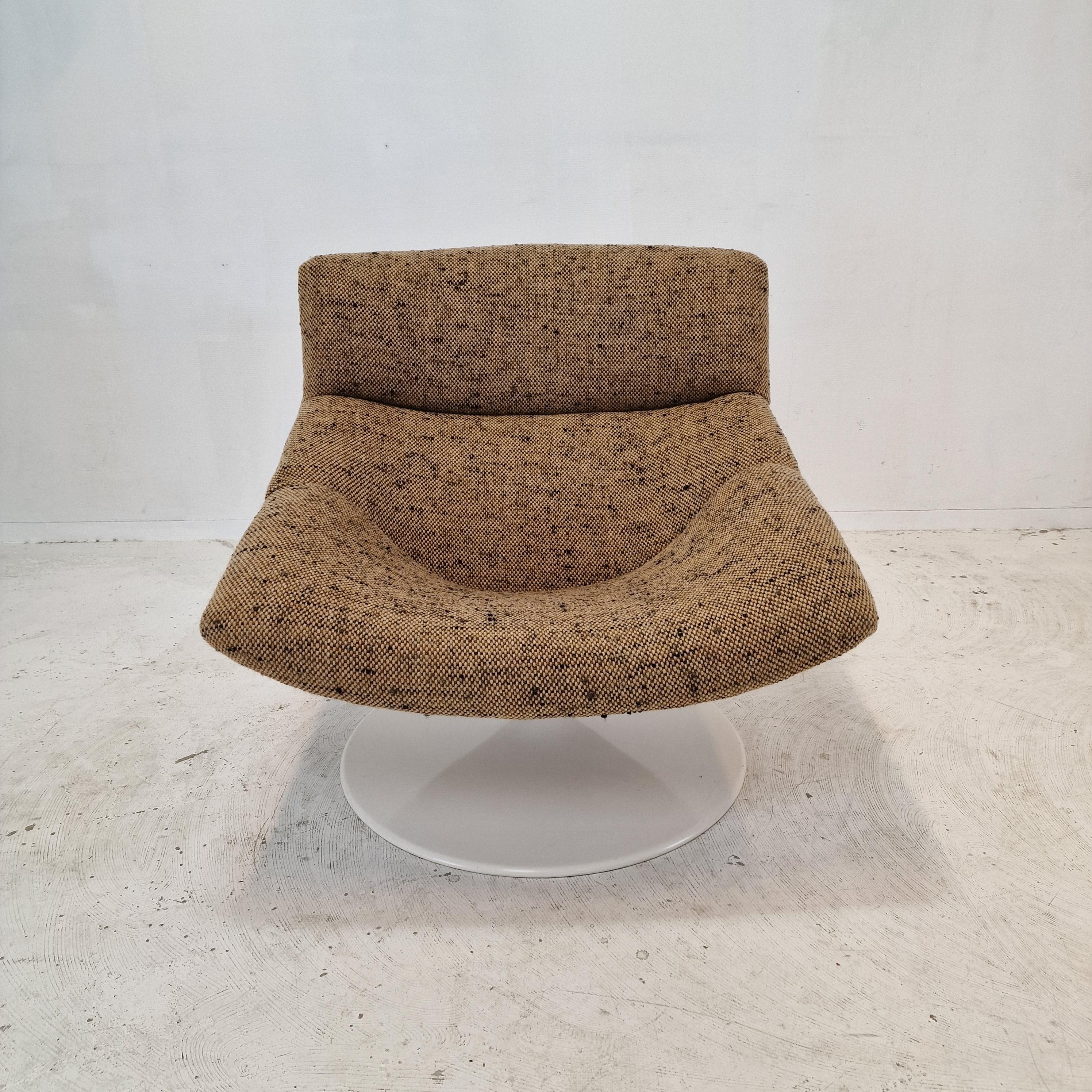 Dutch Midcentury F518 Lounge Chair by Geoffrey Harcourt for Artifort, 1970s For Sale