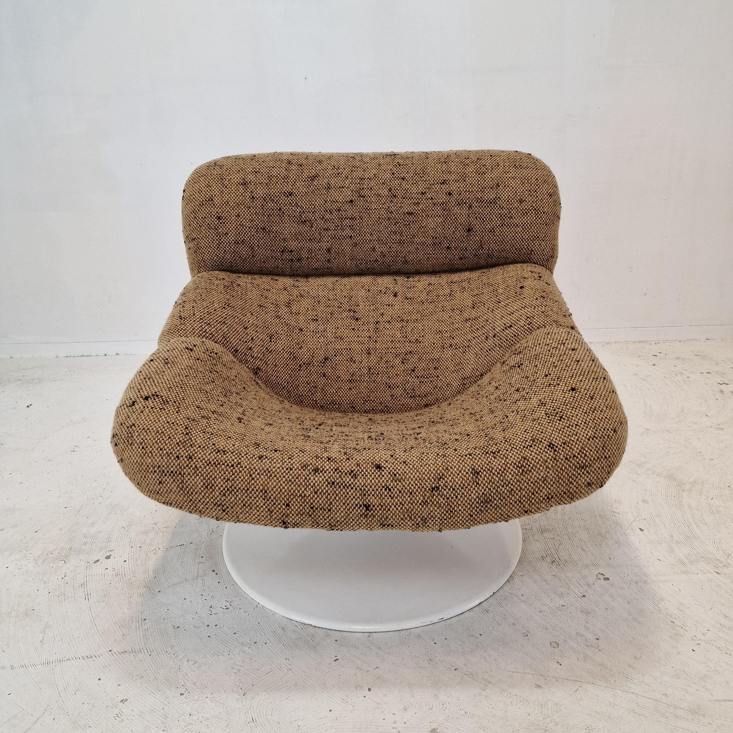 Dutch Midcentury F518 Lounge Chair by Geoffrey Harcourt for Artifort, 1970s For Sale