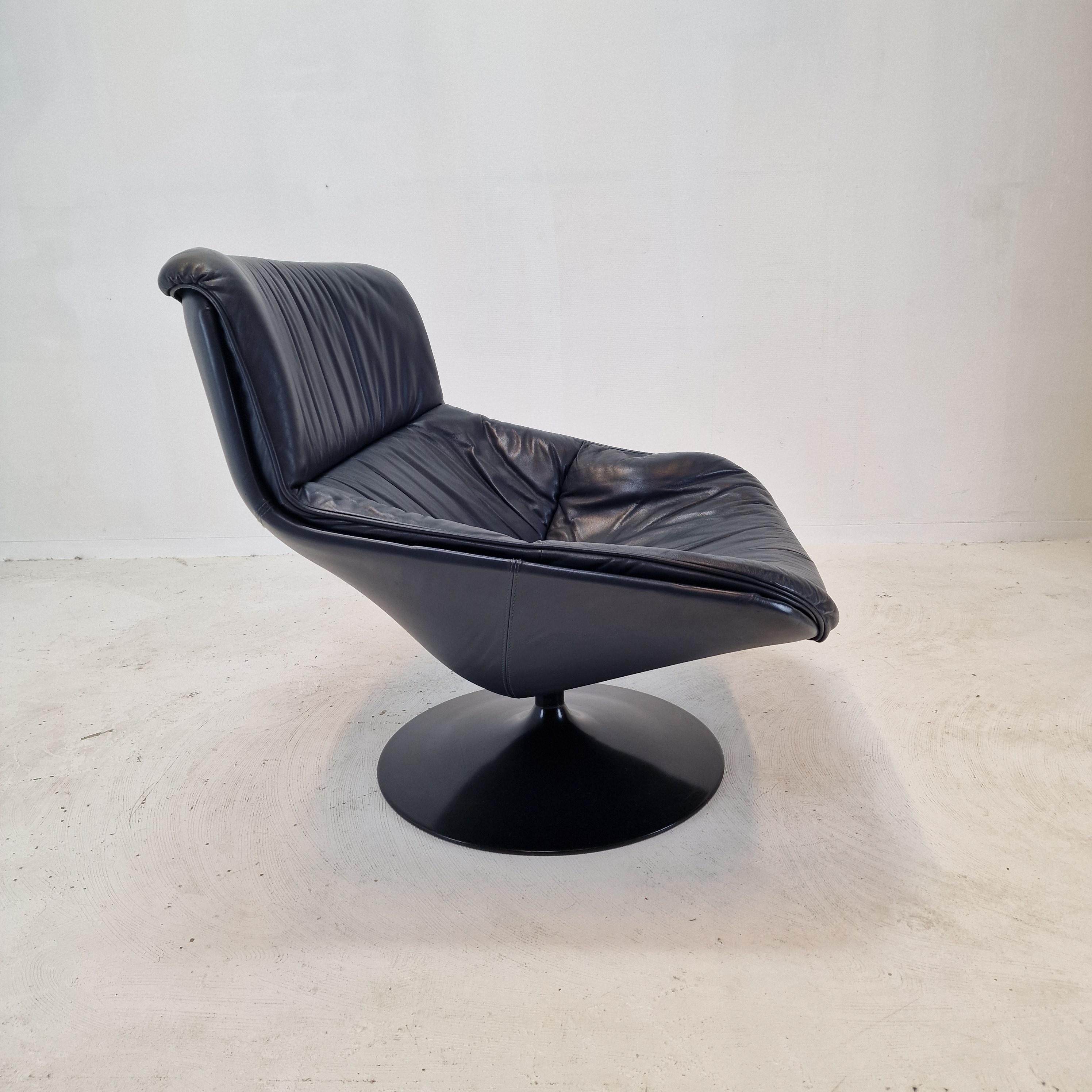 Late 20th Century Midcentury F518 Lounge Chair by Geoffrey Harcourt for Artifort, 1970s For Sale