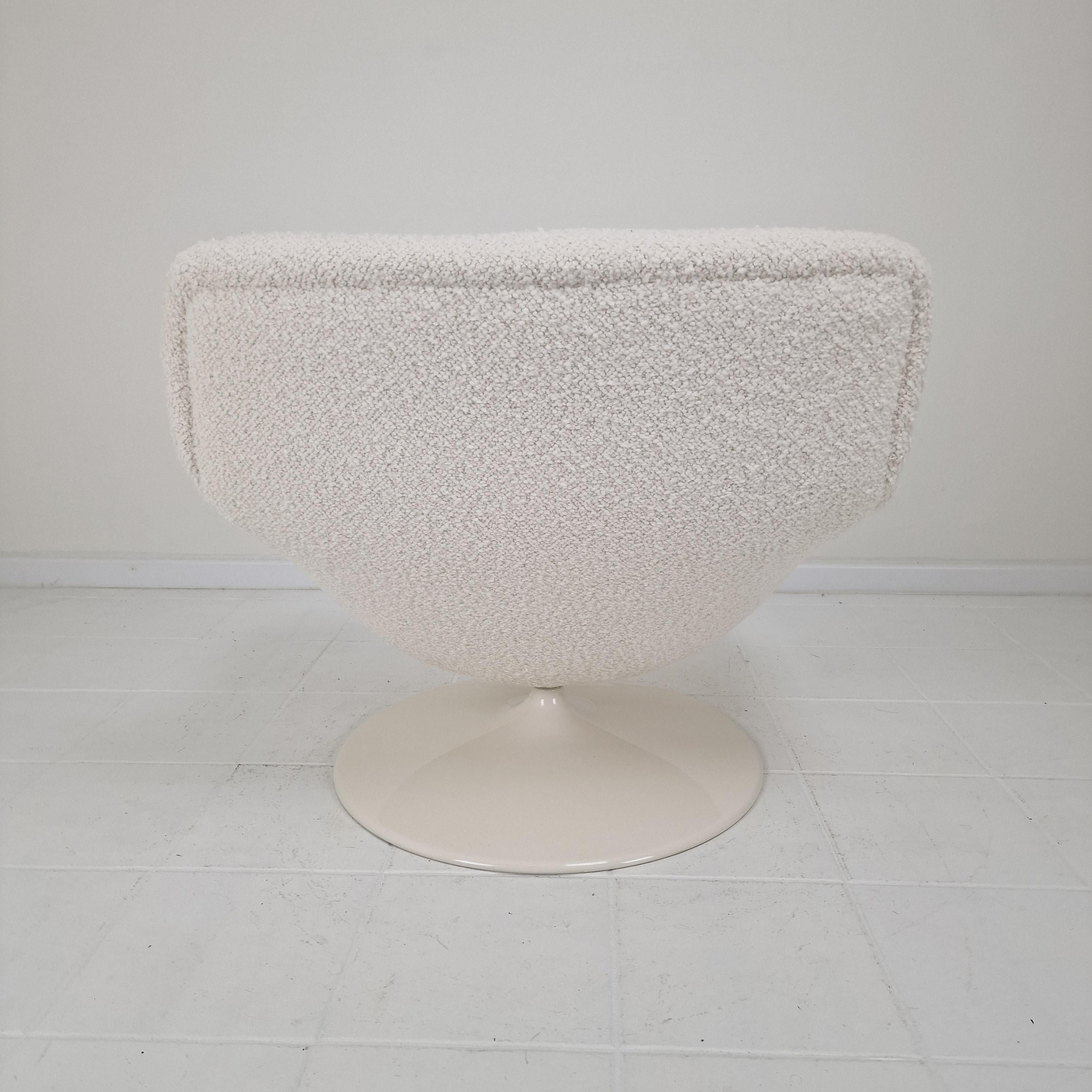 Metal Midcentury F518 Lounge Chair by Geoffrey Harcourt for Artifort, 1970s