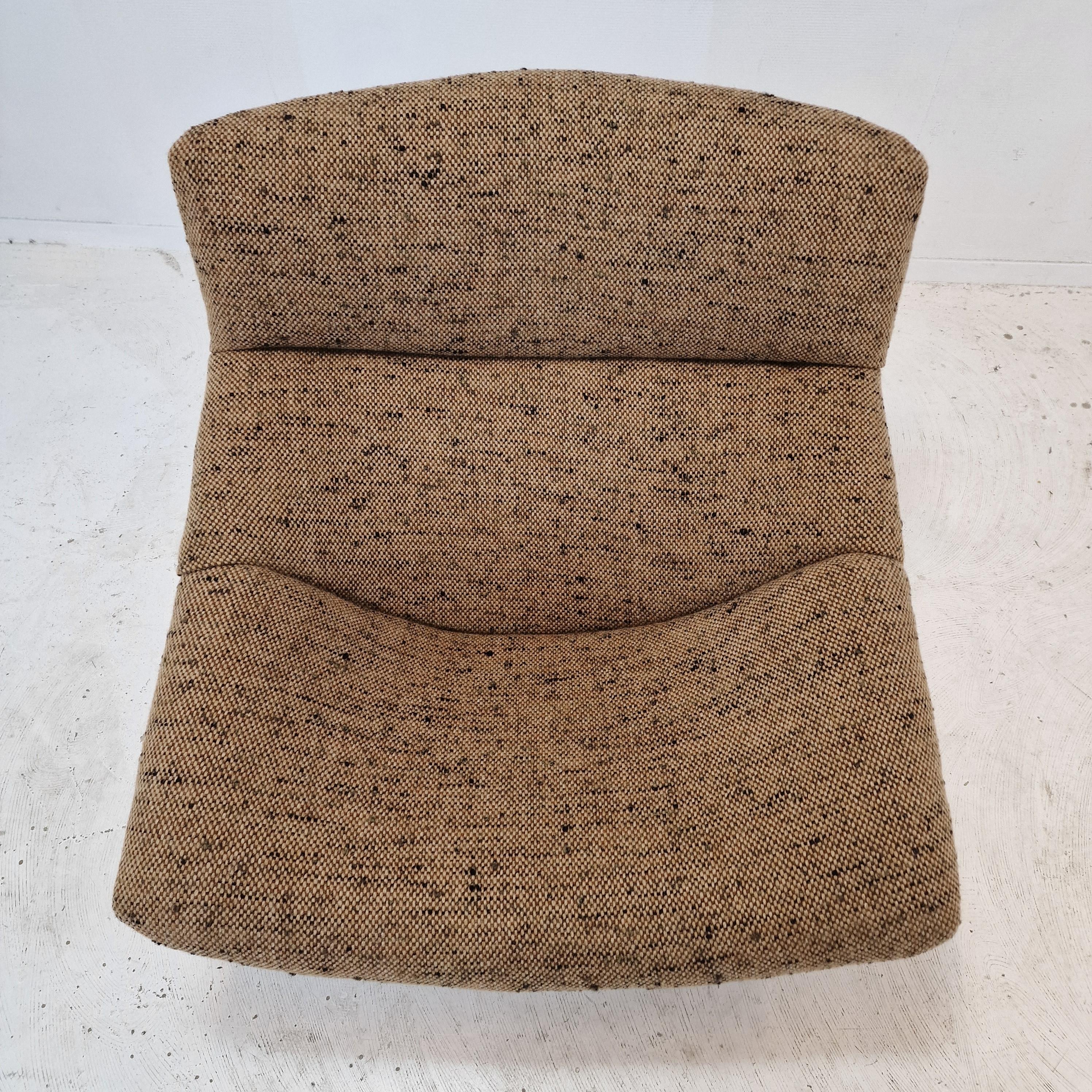 Midcentury F518 Lounge Chair by Geoffrey Harcourt for Artifort, 1970s For Sale 1