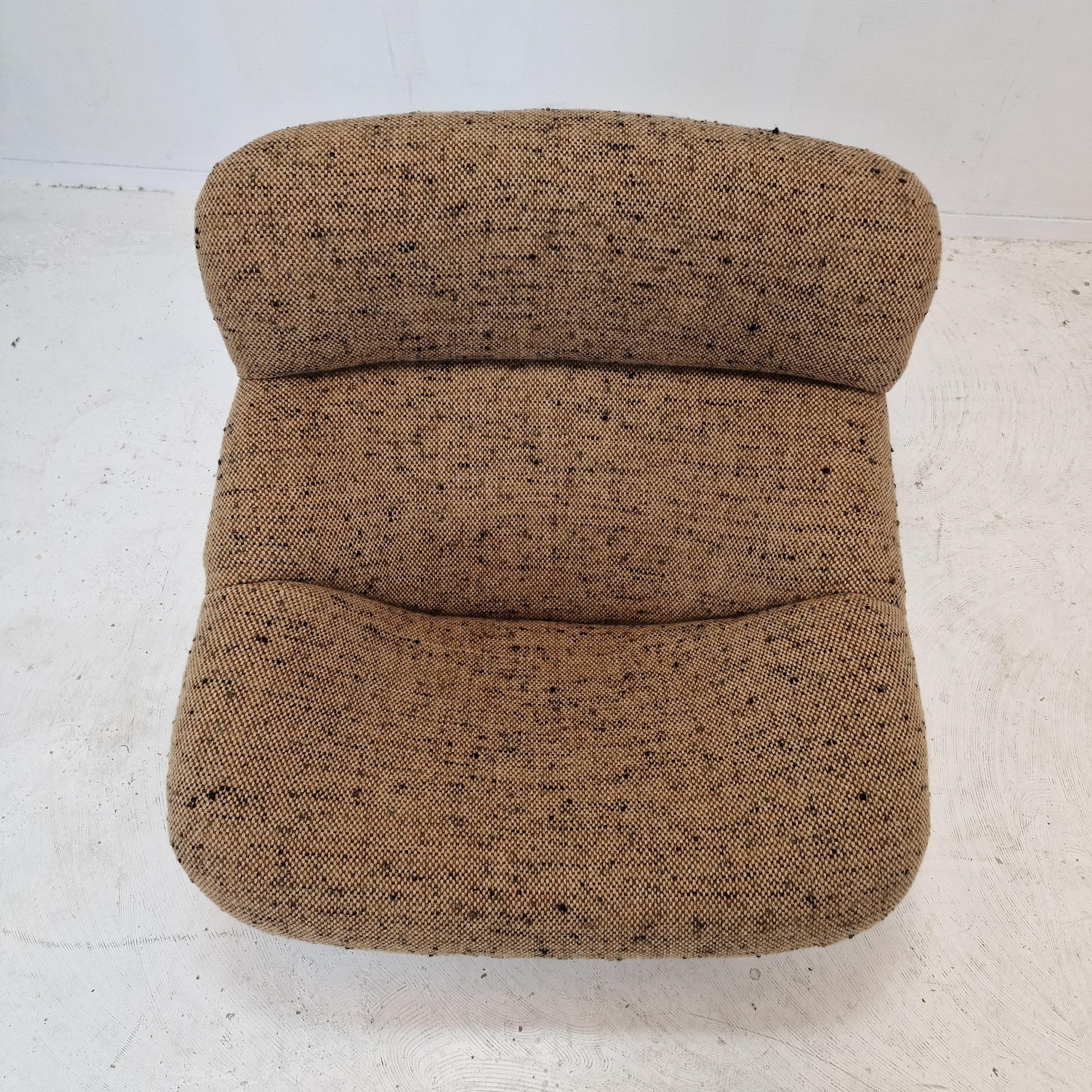 Midcentury F518 Lounge Chair by Geoffrey Harcourt for Artifort, 1970s For Sale 2