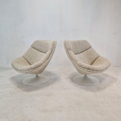 Midcentury F557 Lounge Chair Set by Pierre Paulin for Artifort, 1960s