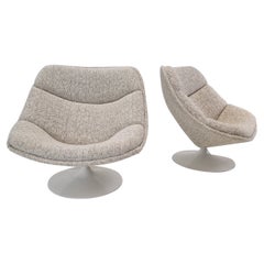 Midcentury F557 Lounge Chair Set by Pierre Paulin for Artifort, 1960s
