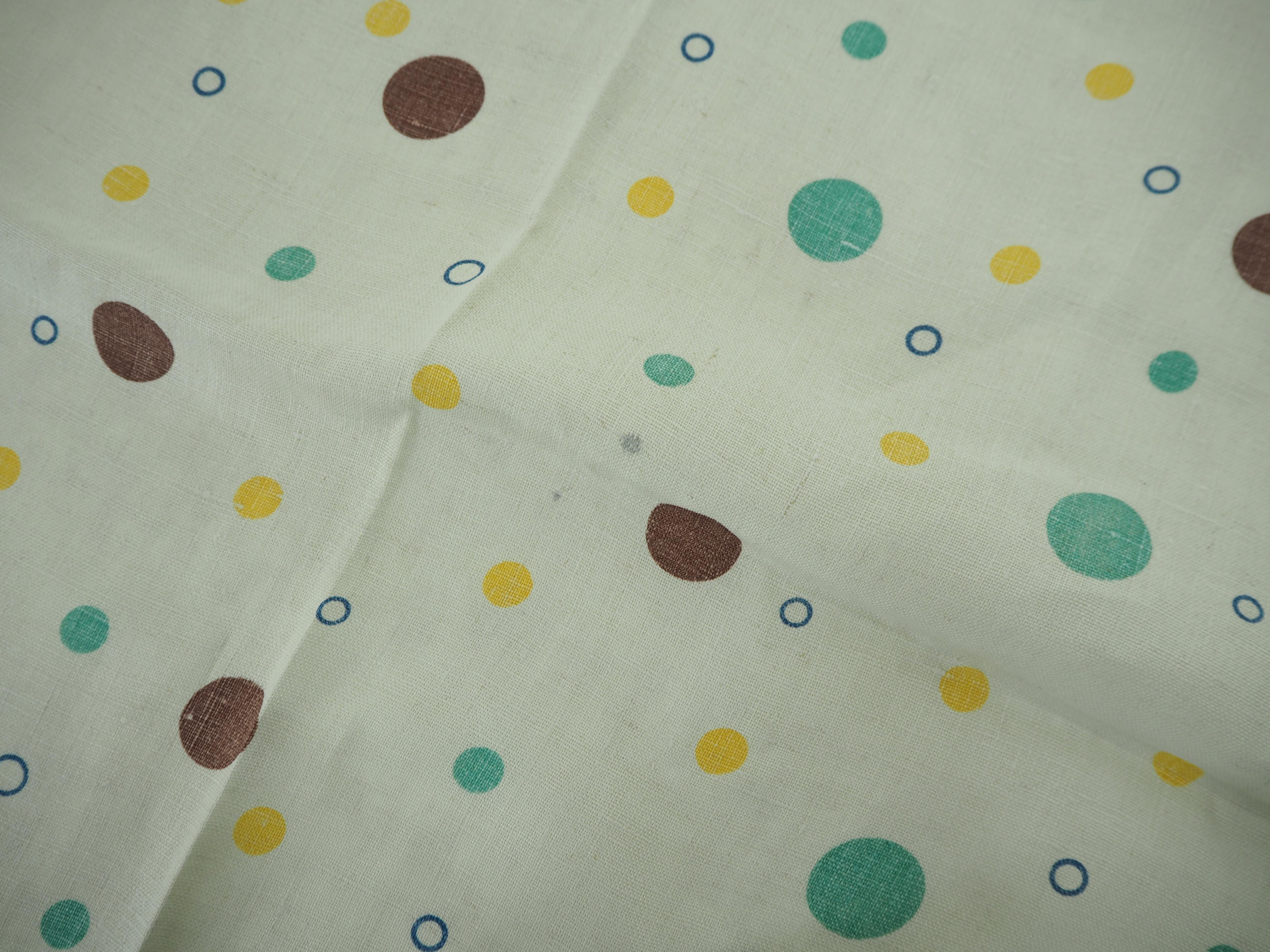Mid-20th Century Midcentury Fabric TableCloth, Czechoslovakia, 1960s For Sale