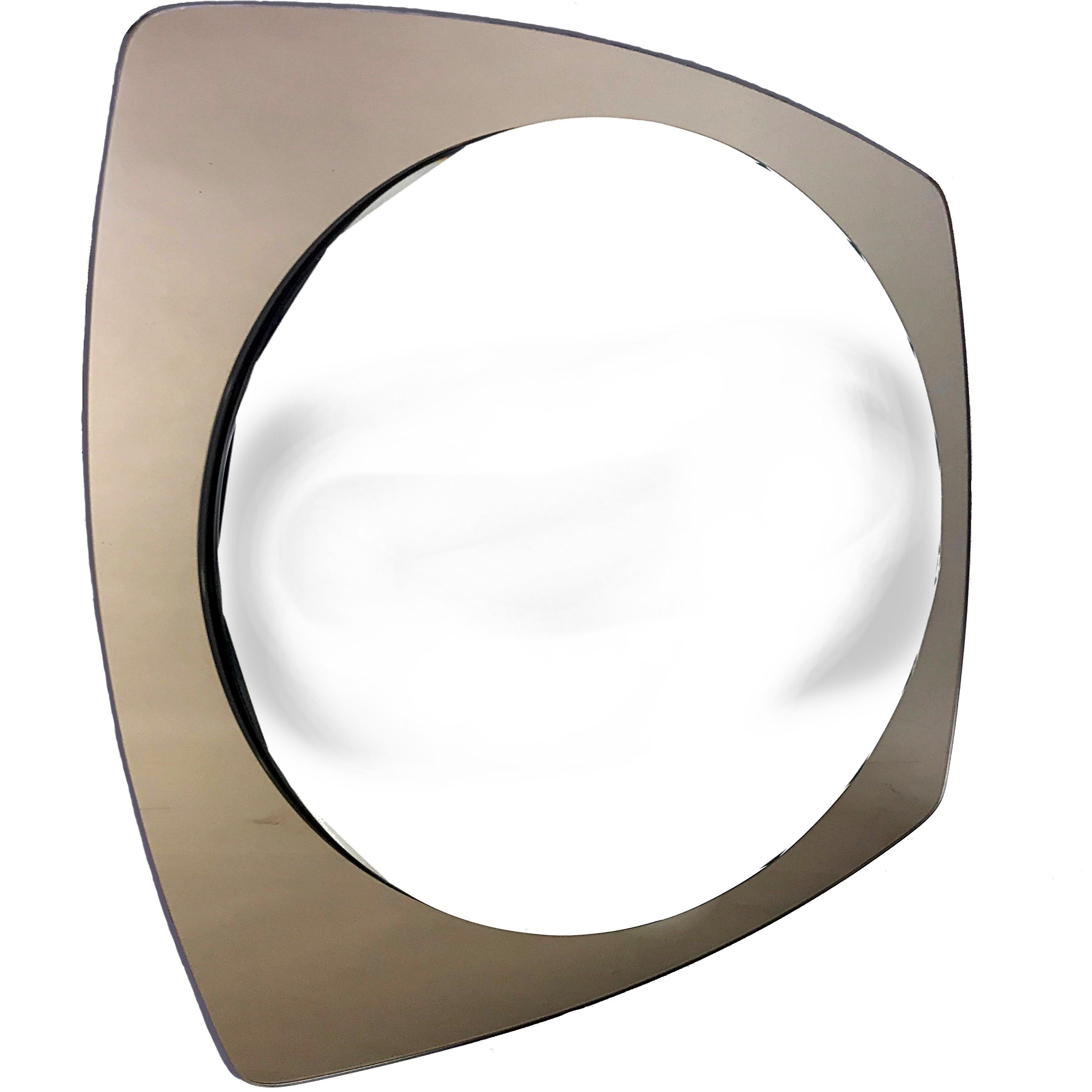 Midcentury Faceted Mirror in Style of Fontana Arte, 1960s, Austria