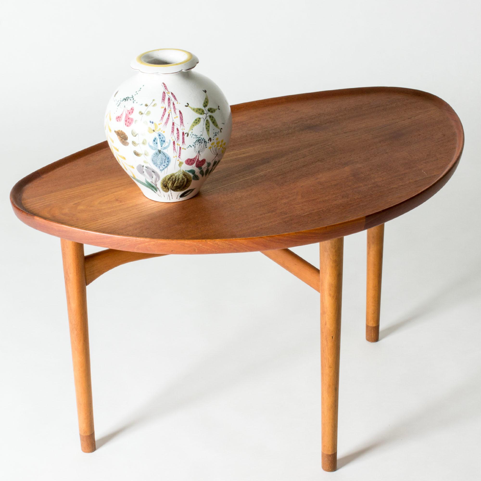 Faenza Vaso in maiolica di metà secolo, Stig Lindberg, Gustavsberg, Svezia, 1953 in vendita