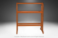 MidCentury FBJ Mobler Danish Denmark Teak Blanket Stand Rack