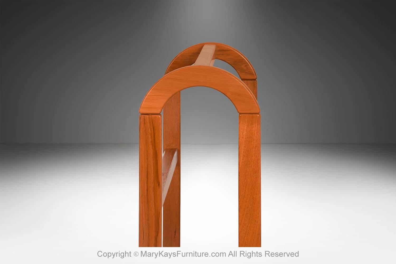 MidCentury FBJ Mobler Danish Denmark Teak Blanket Stand Rack For Sale 1