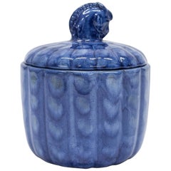 Vintage Midcentury Figgjo Flint Porcelain Tobacco Vessel Designed by Ragnar Grimsrud