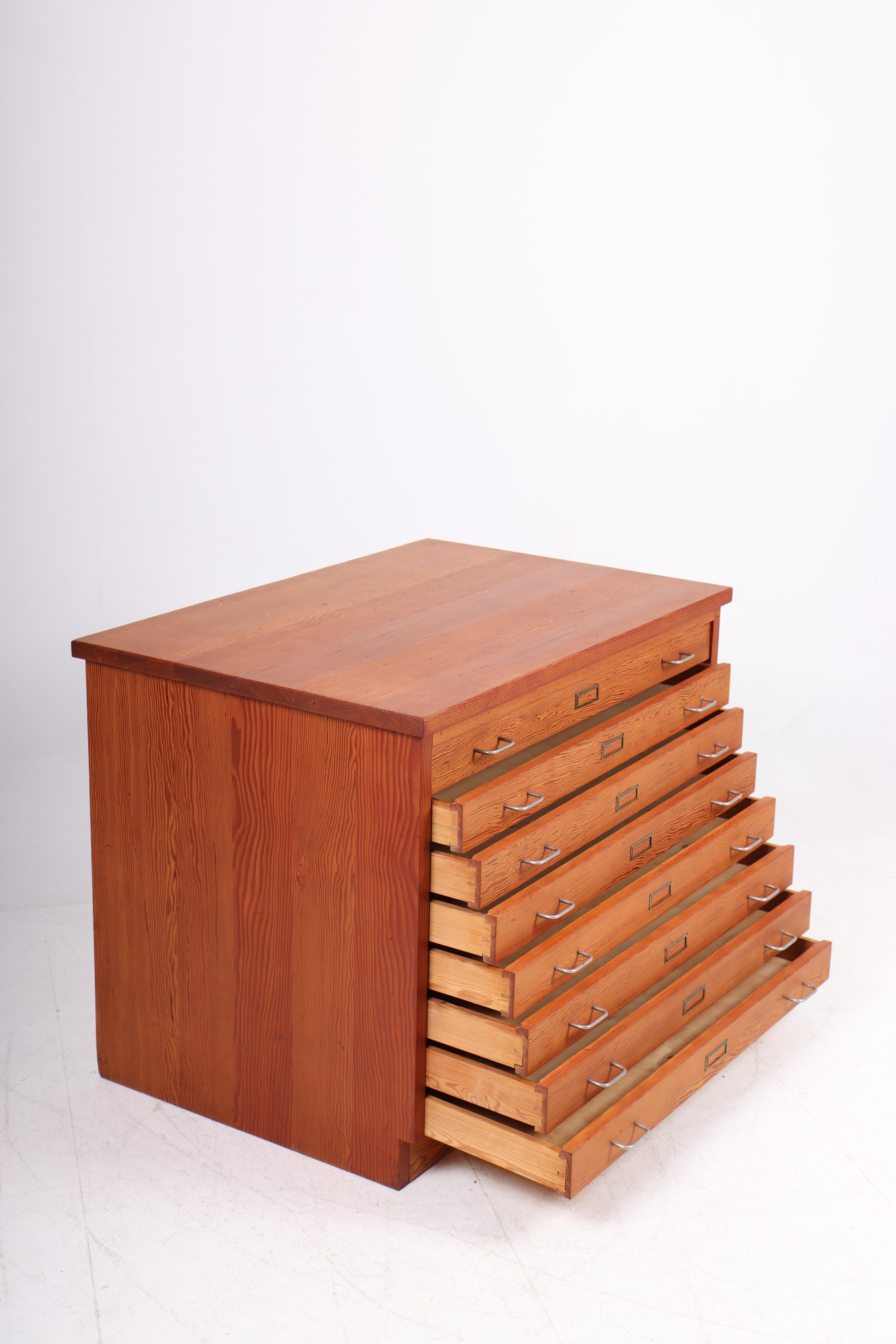 Midcentury File Cabinet in Oregon Pine, Danish Design, 1960s 2