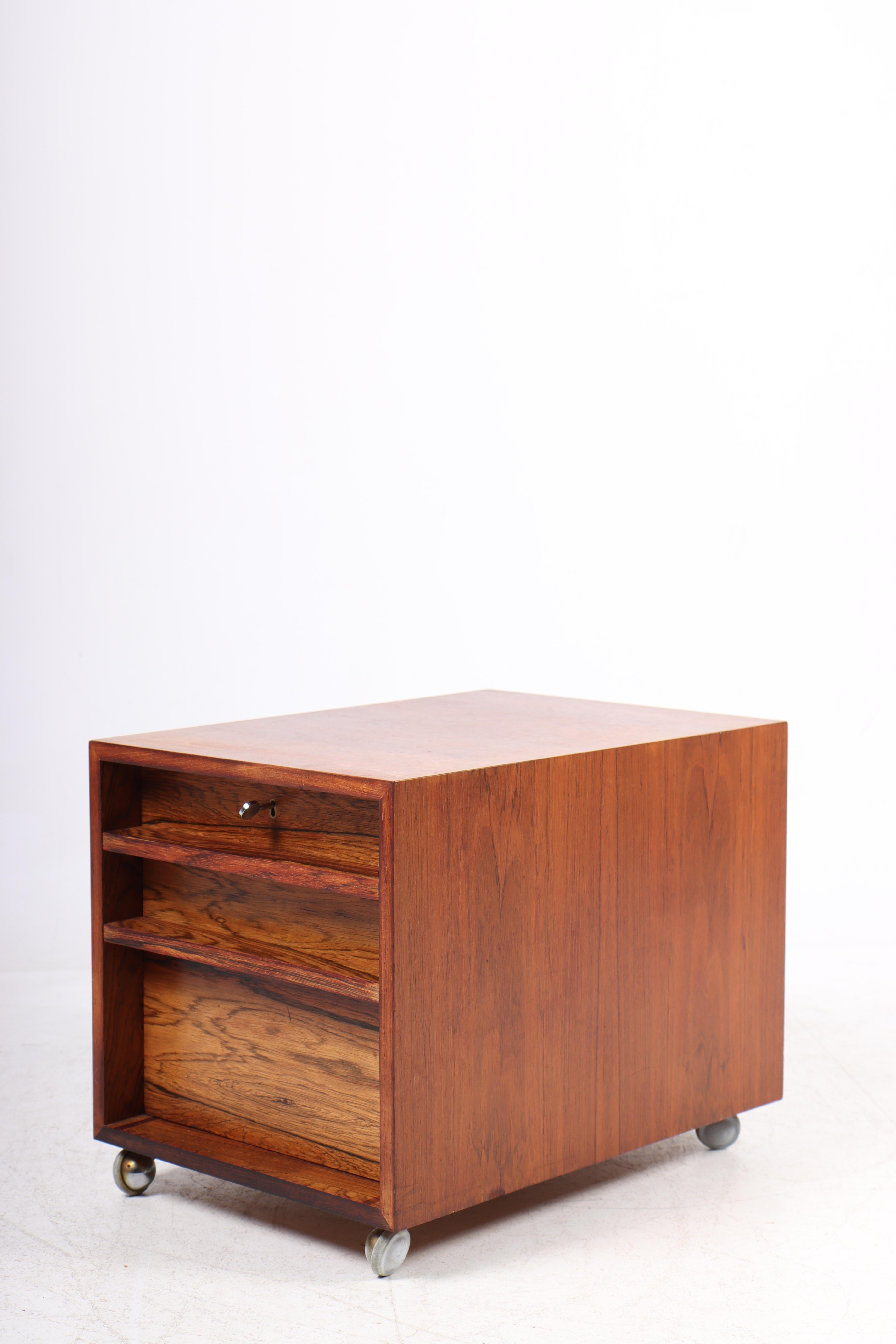 Midcentury File Cabinet in Rosewood by Bodil Kjaer, 1960s In Good Condition In Lejre, DK