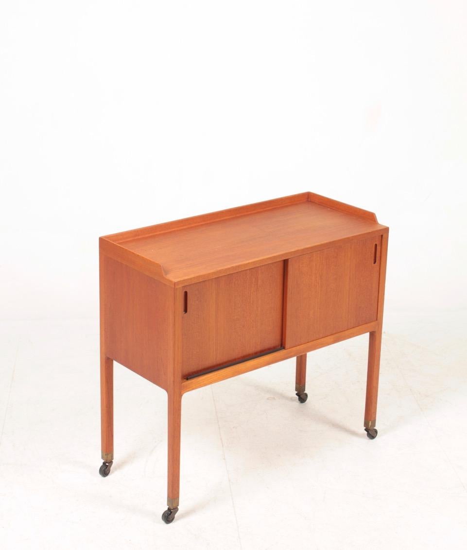 Midcentury File Cabinet in Teak, Danish Design, 1960s For Sale 1