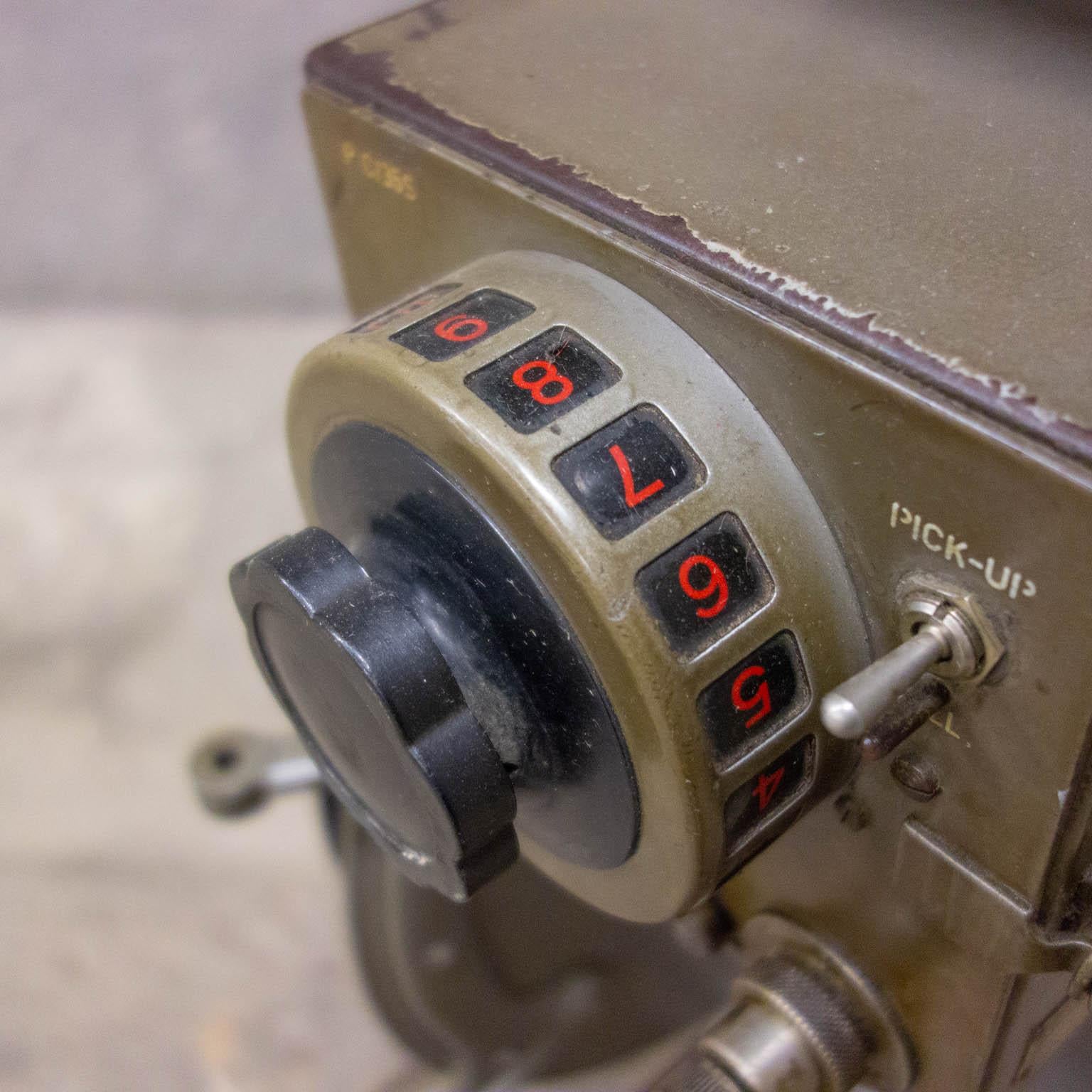 Stainless Steel Midcentury Film Projector, Cinemeccanica Milano