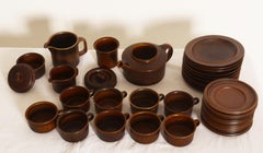 Midcentury Finnish Tea Set Model Ruska, by Ulla Procope for Arabia