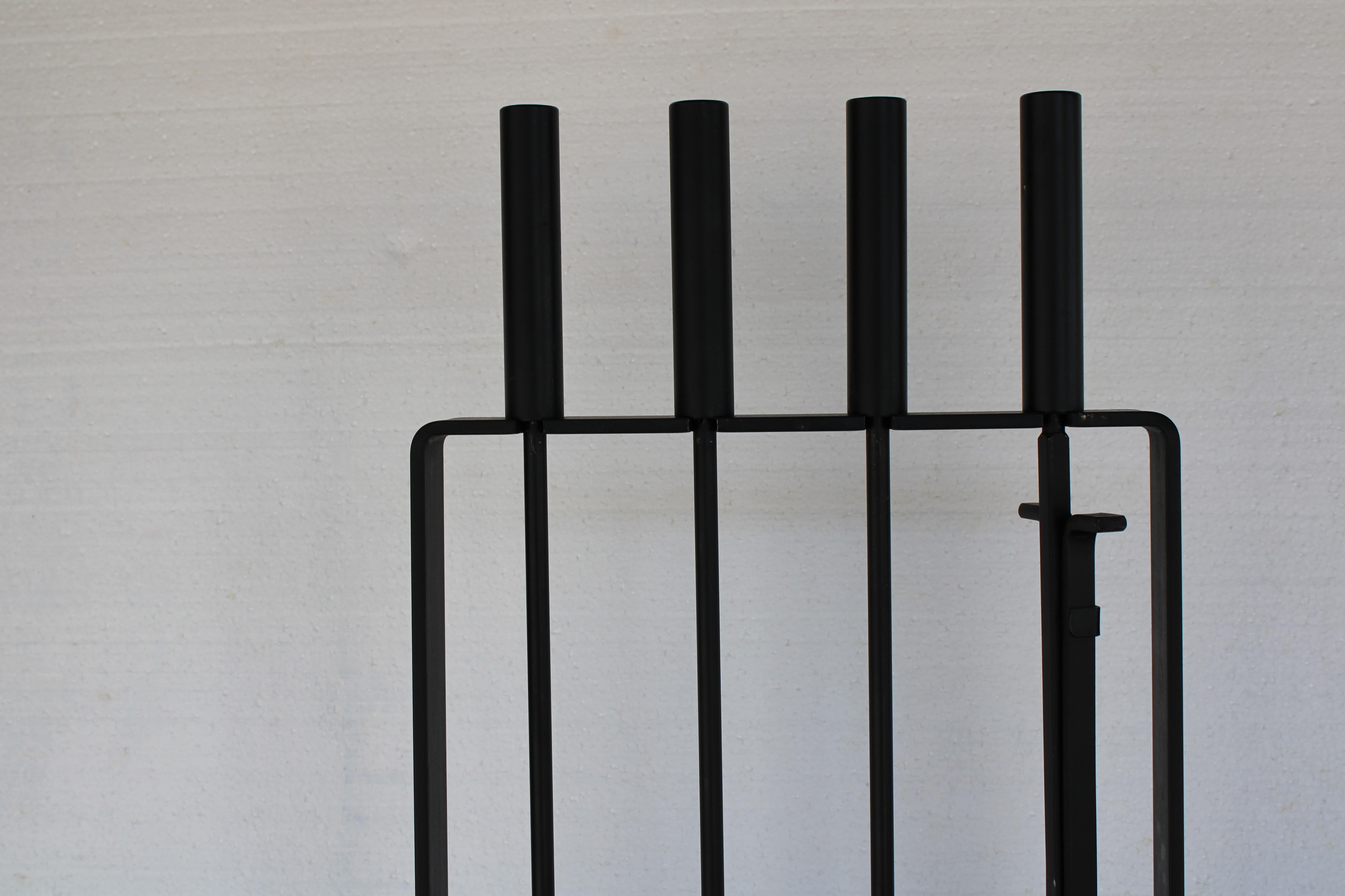 Mid-Century Modern Midcentury Fireplace Firetools by Pilgrim For Sale
