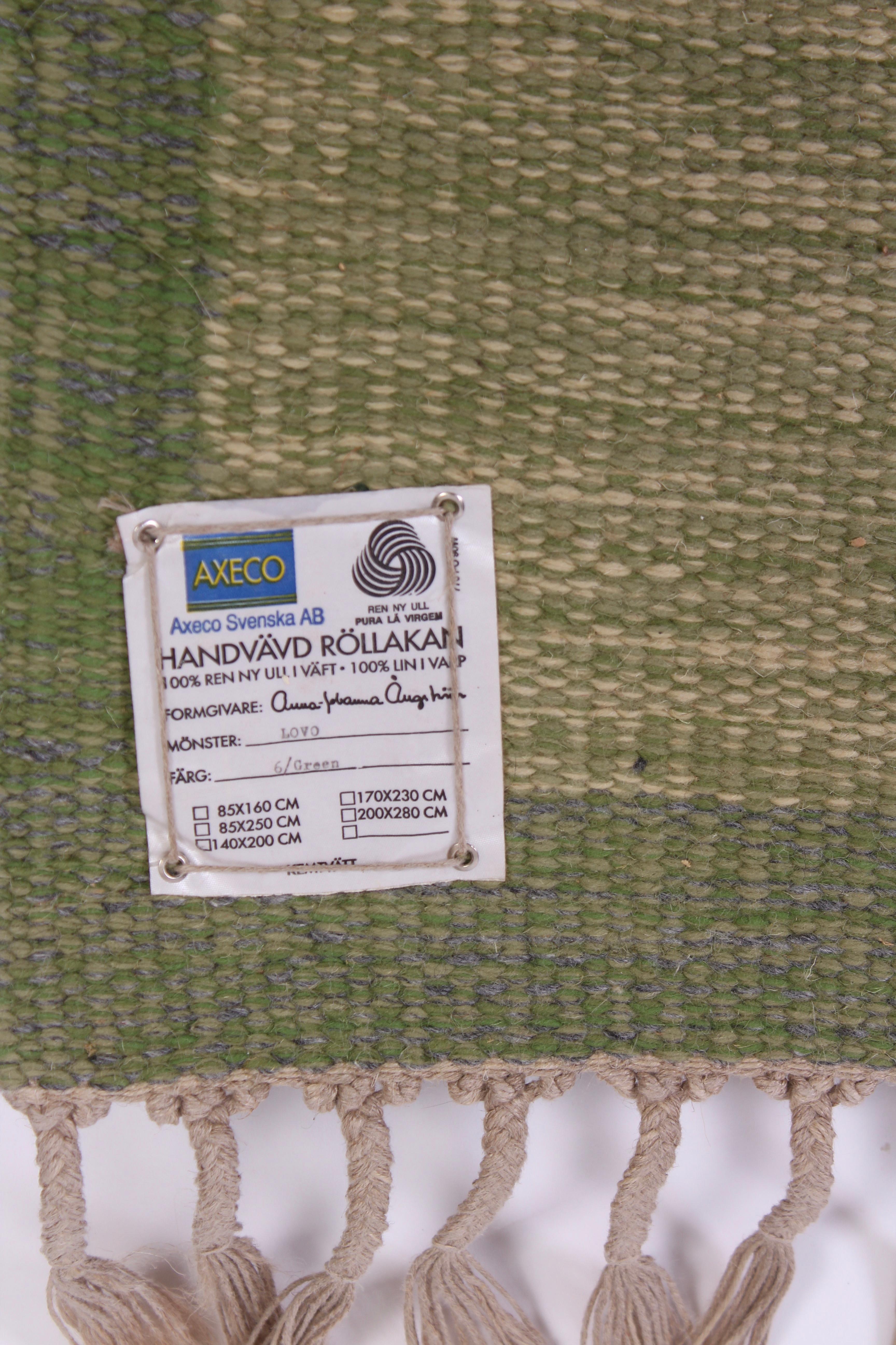 Mid-20th Century Midcentury Flat-Weave Carpet by Anna-Johanna Ångström, 1960s For Sale