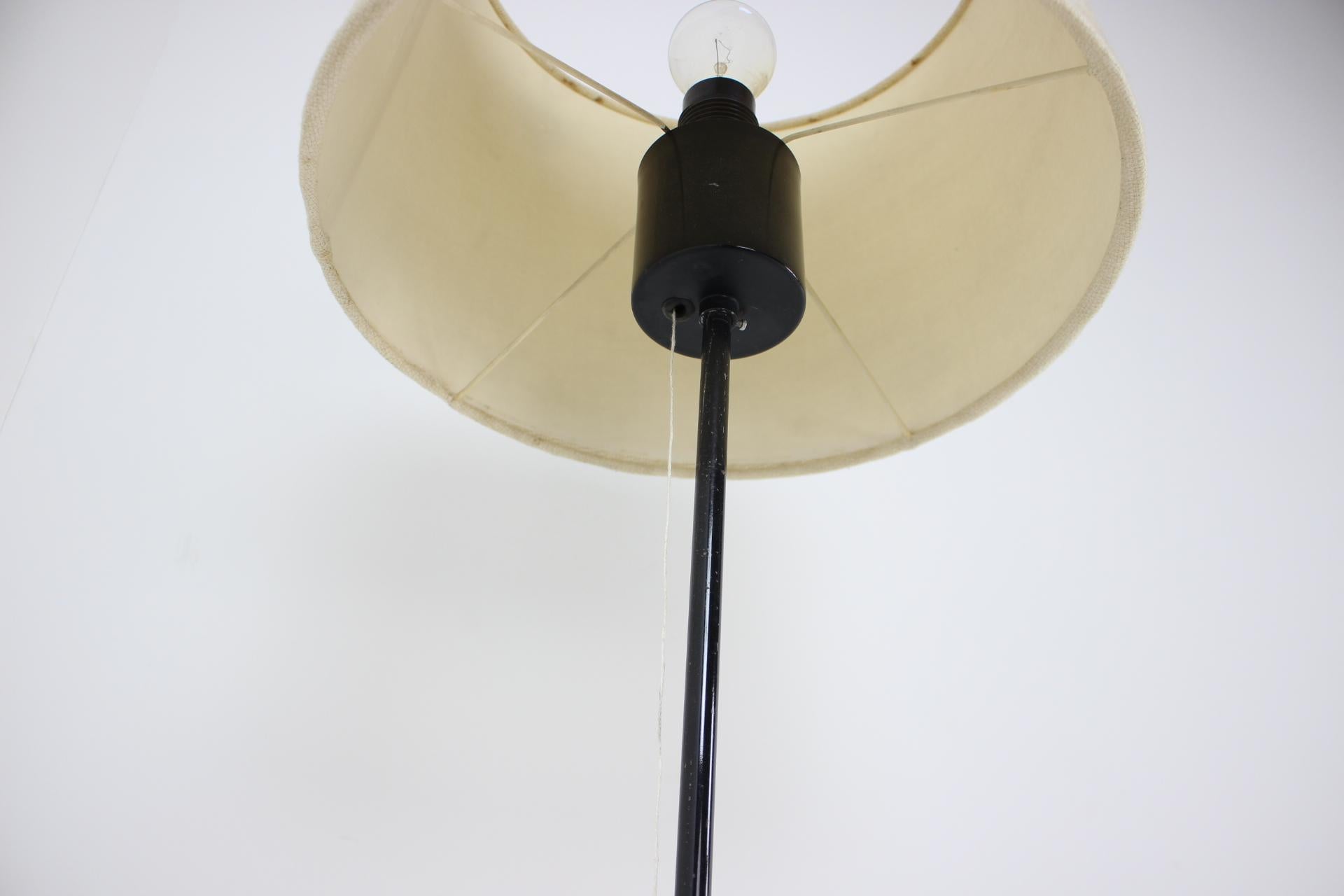 Late 20th Century Midcentury Floor Lamp, 1970s Czechoslovakia For Sale