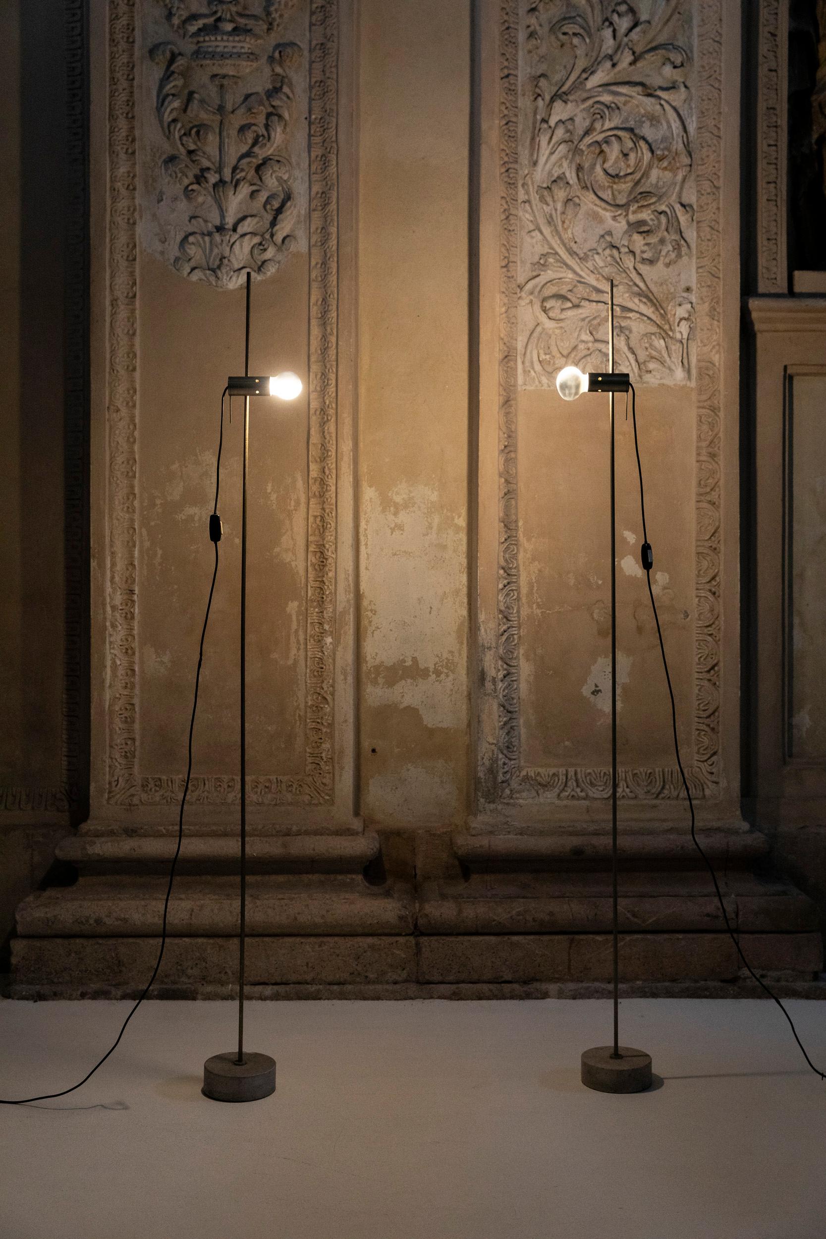 Midcentury floor lamp 'Agnoli' by Tito Agnoli for Oluce, Italy 1954 11