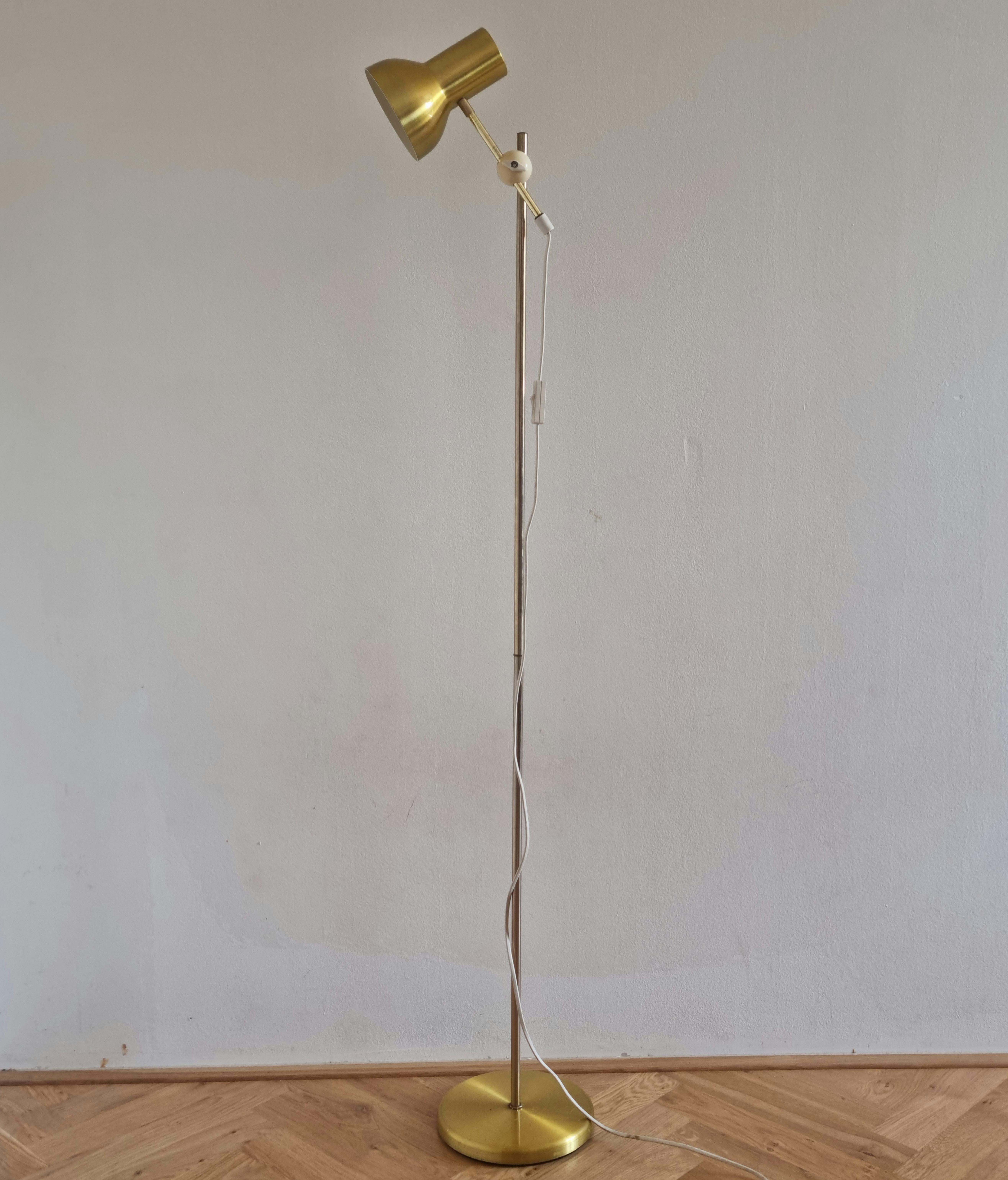 Mid-Century Modern Midcentury Floor Lamp Belid, Sweden, 1970s For Sale