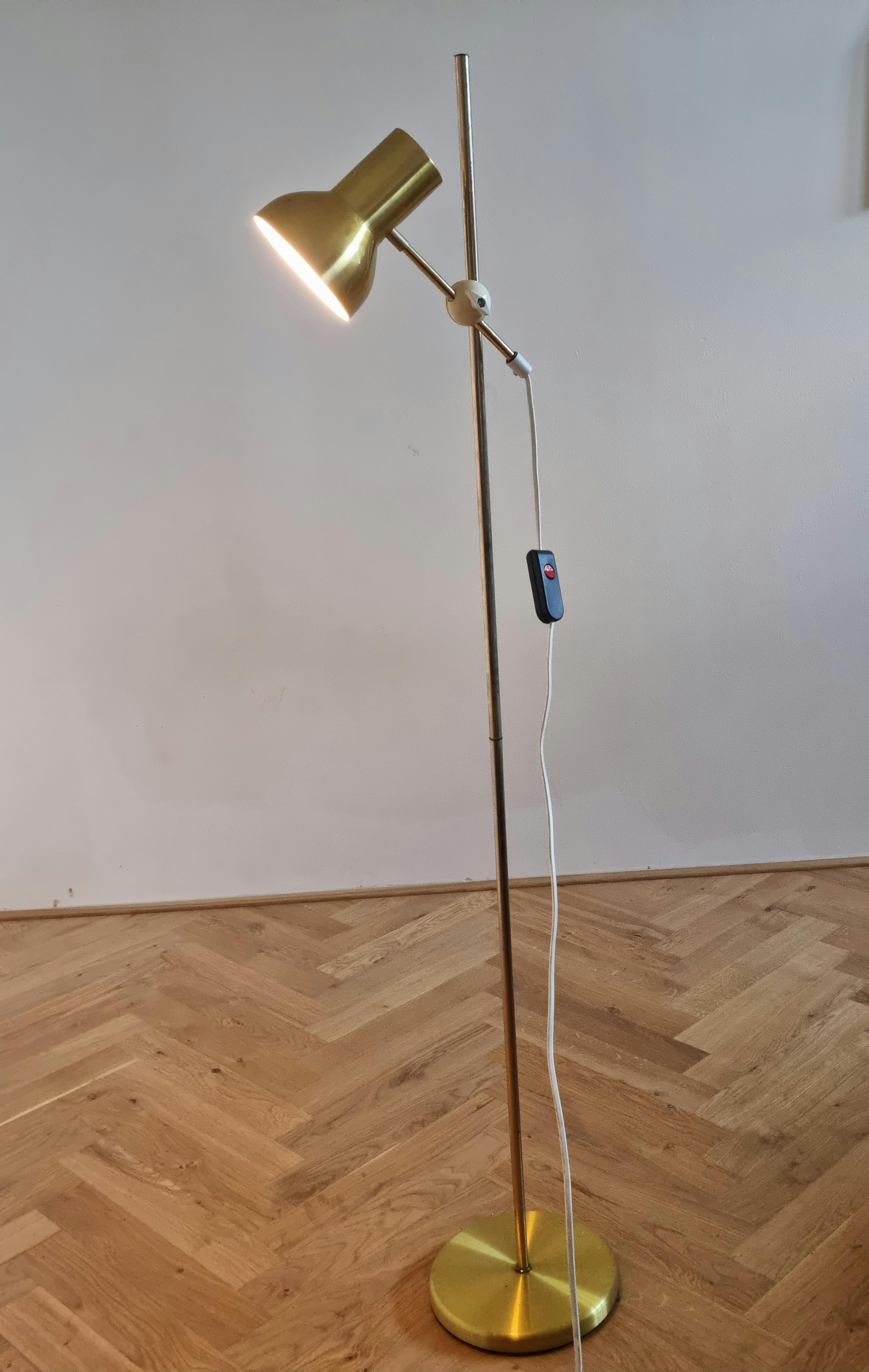 Midcentury Floor Lamp Belid, Sweden, 1970s For Sale 2