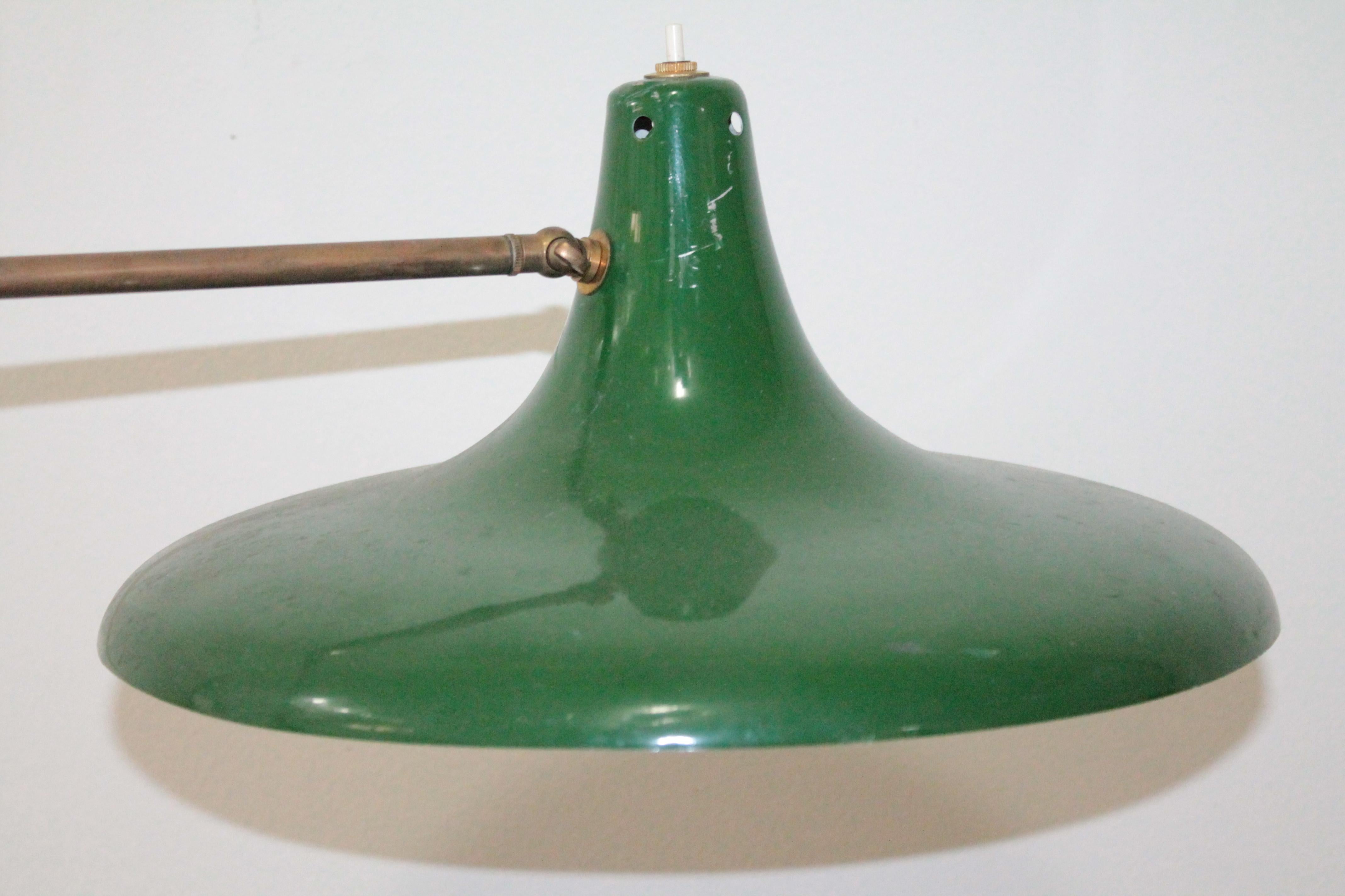 Midcentury Floor Lamp Brass by Stilnovo For Sale 6