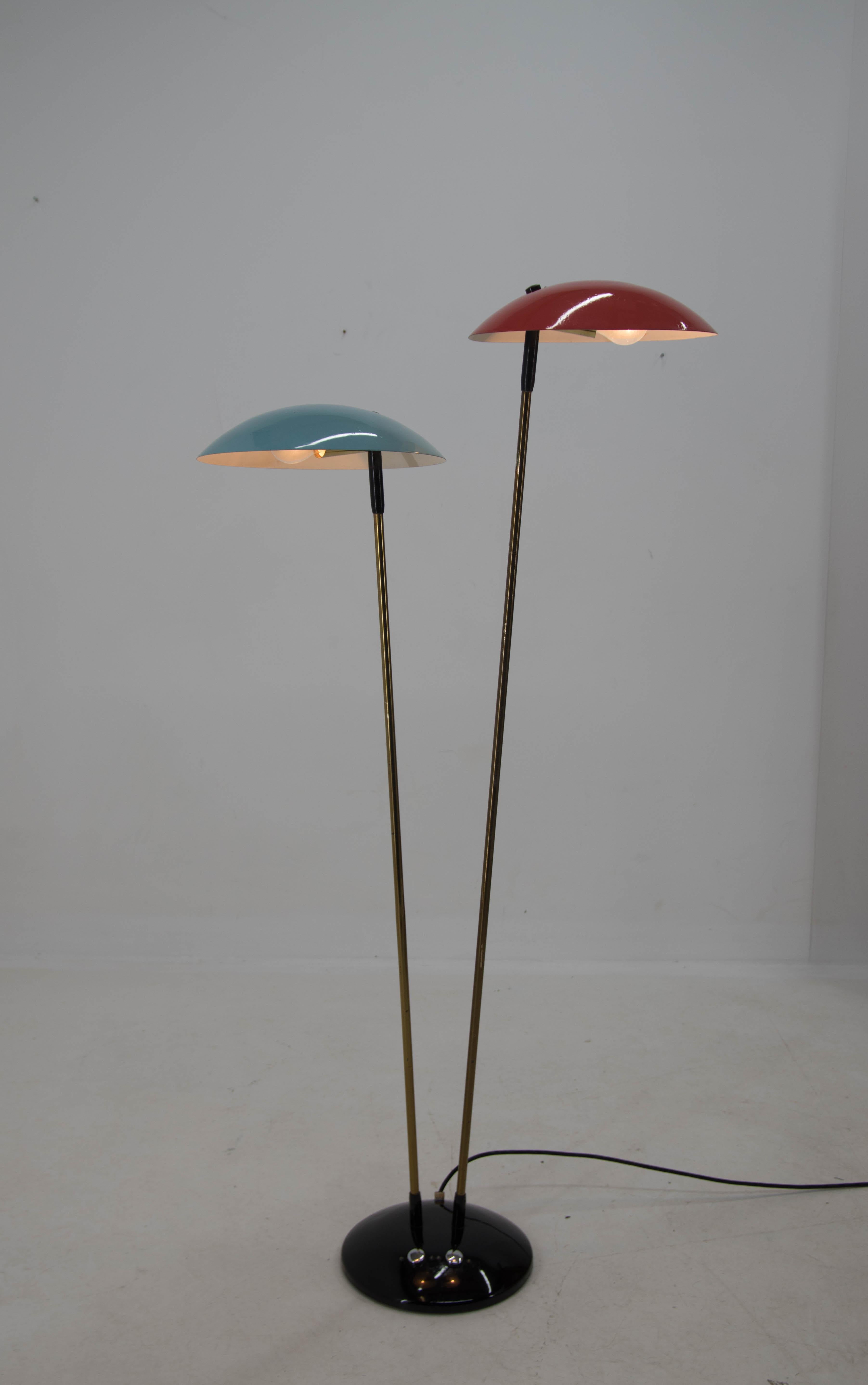 Midcentury Floor Lamp by Drukov, 1960s For Sale 4