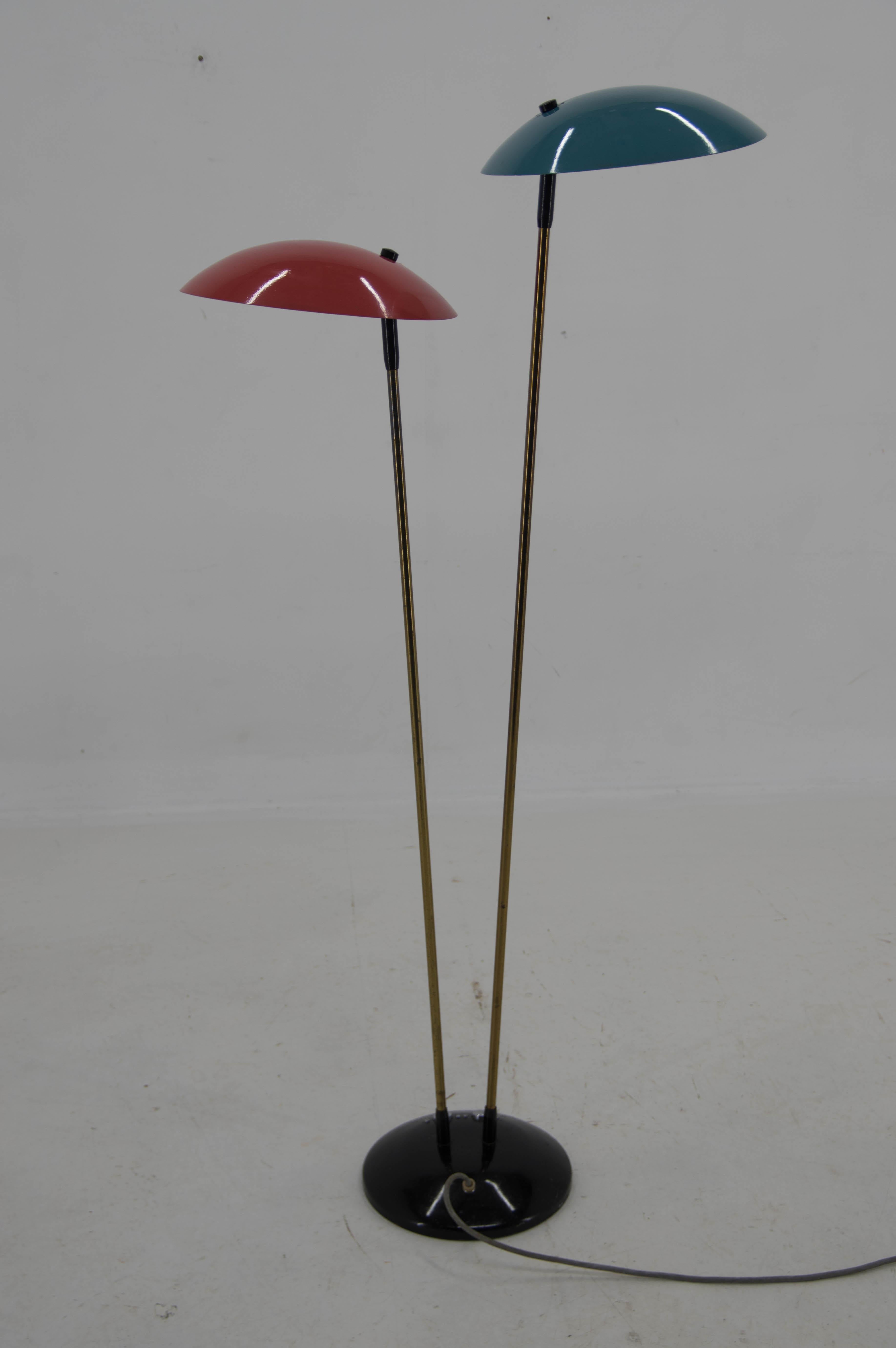 Midcentury Floor Lamp by Drukov, 1960s In Good Condition For Sale In Praha, CZ