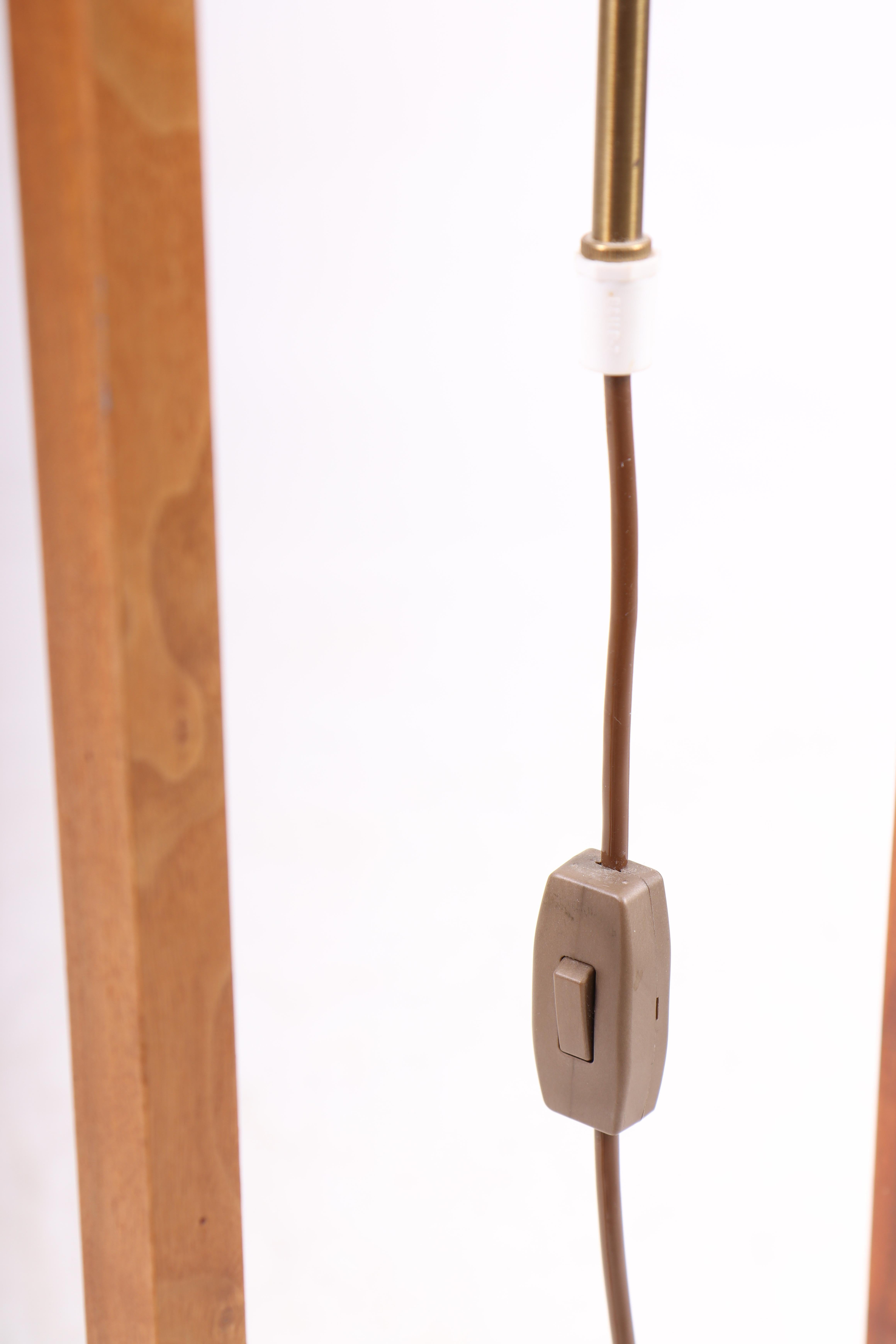 Mid-Century Floor Lamp by Frank Josef, Made in Sweden In Good Condition In Lejre, DK