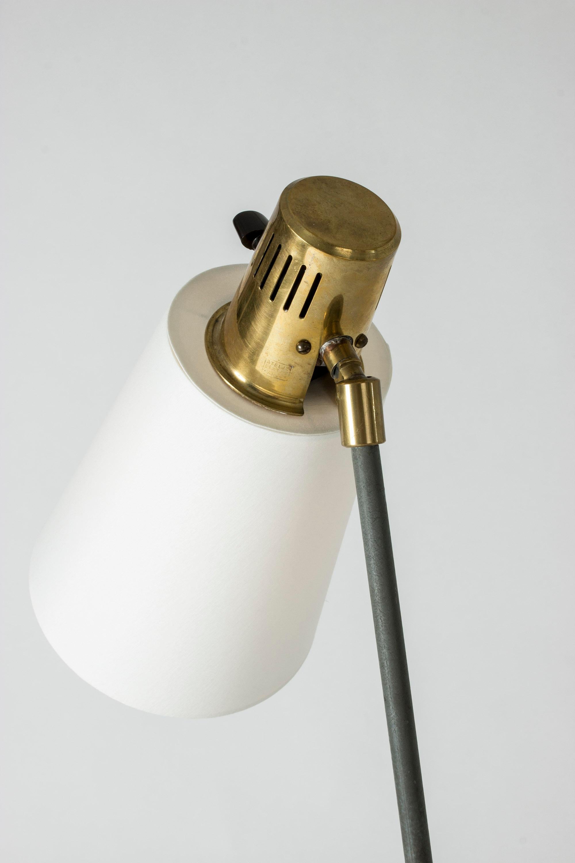 Midcentury Floor Lamp by Hans Bergström In Good Condition In Stockholm, SE