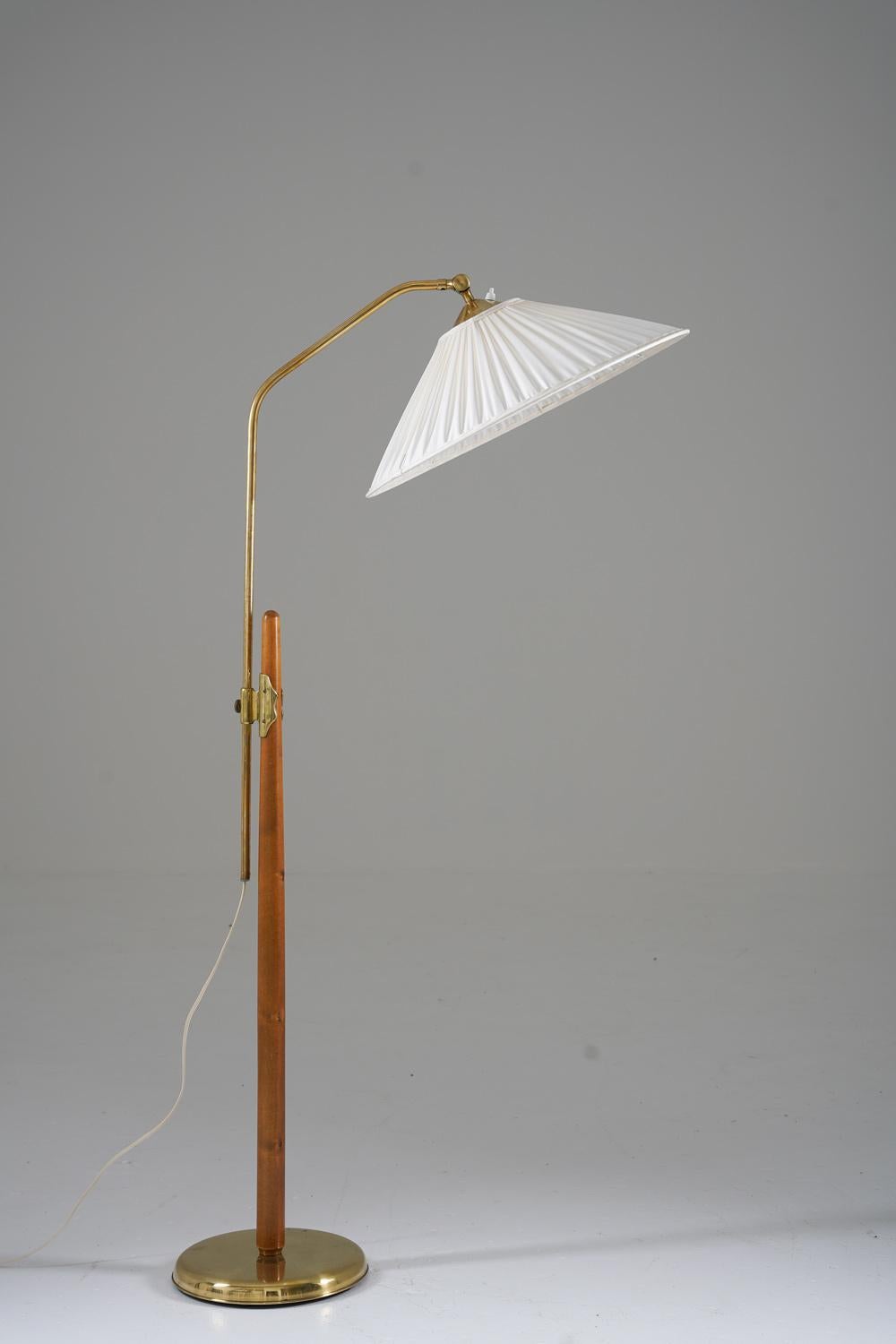 Swedish Midcentury Floor Lamp by Liberty, 1940s, Sweden For Sale